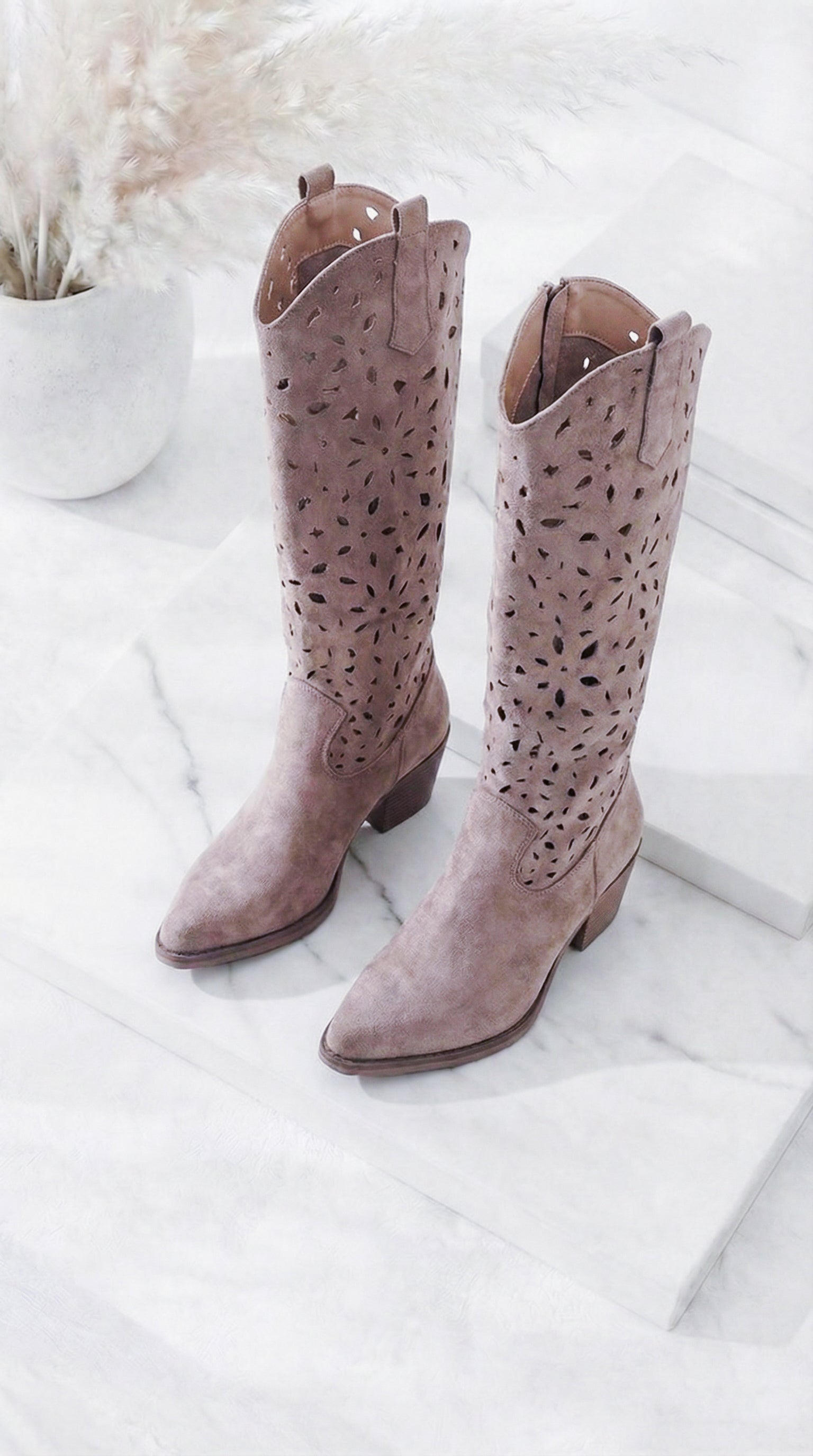 Stiefel Boho Bloom *Taupe*