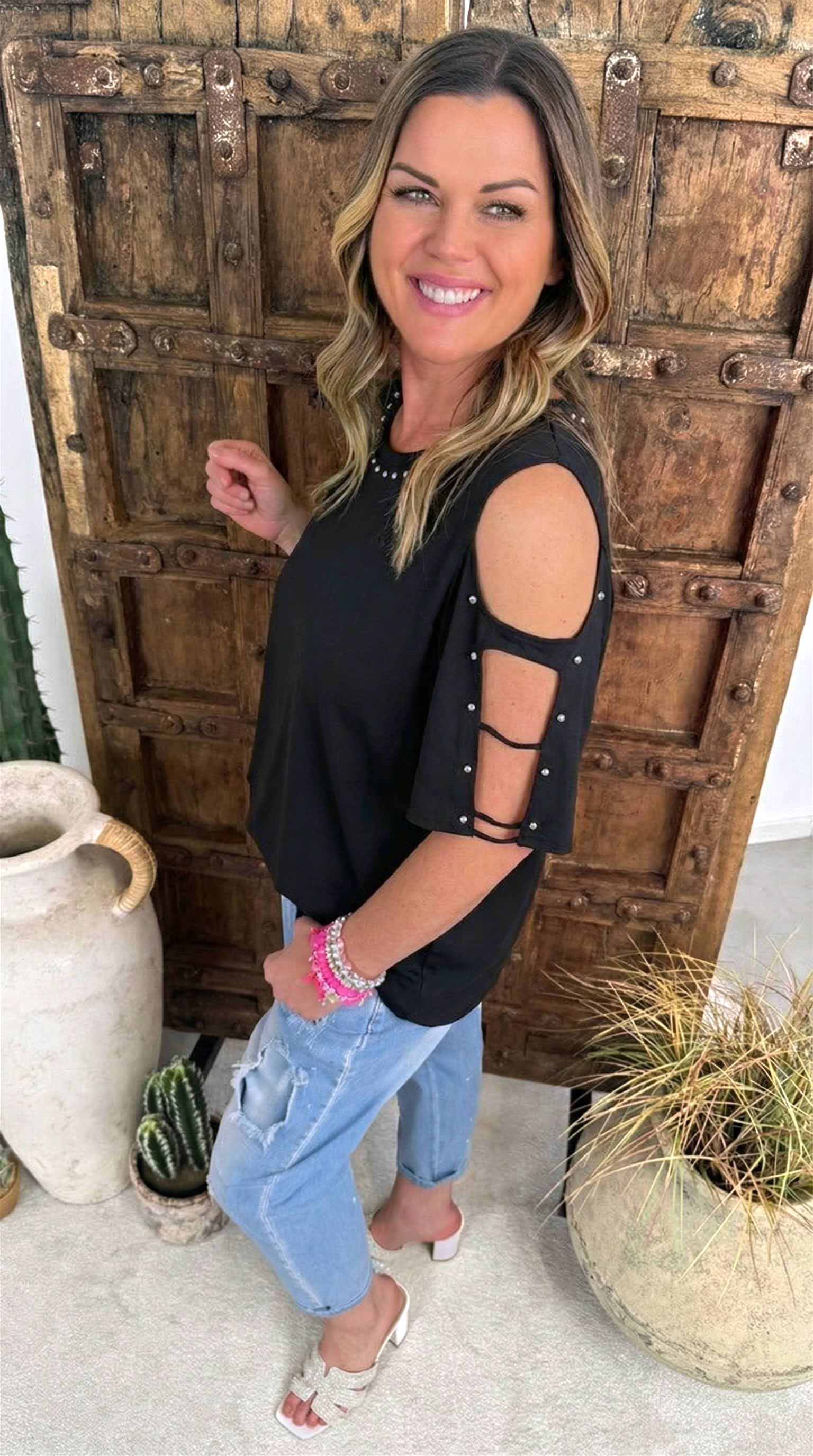 T-Shirt Bold Elegance *Schwarz*