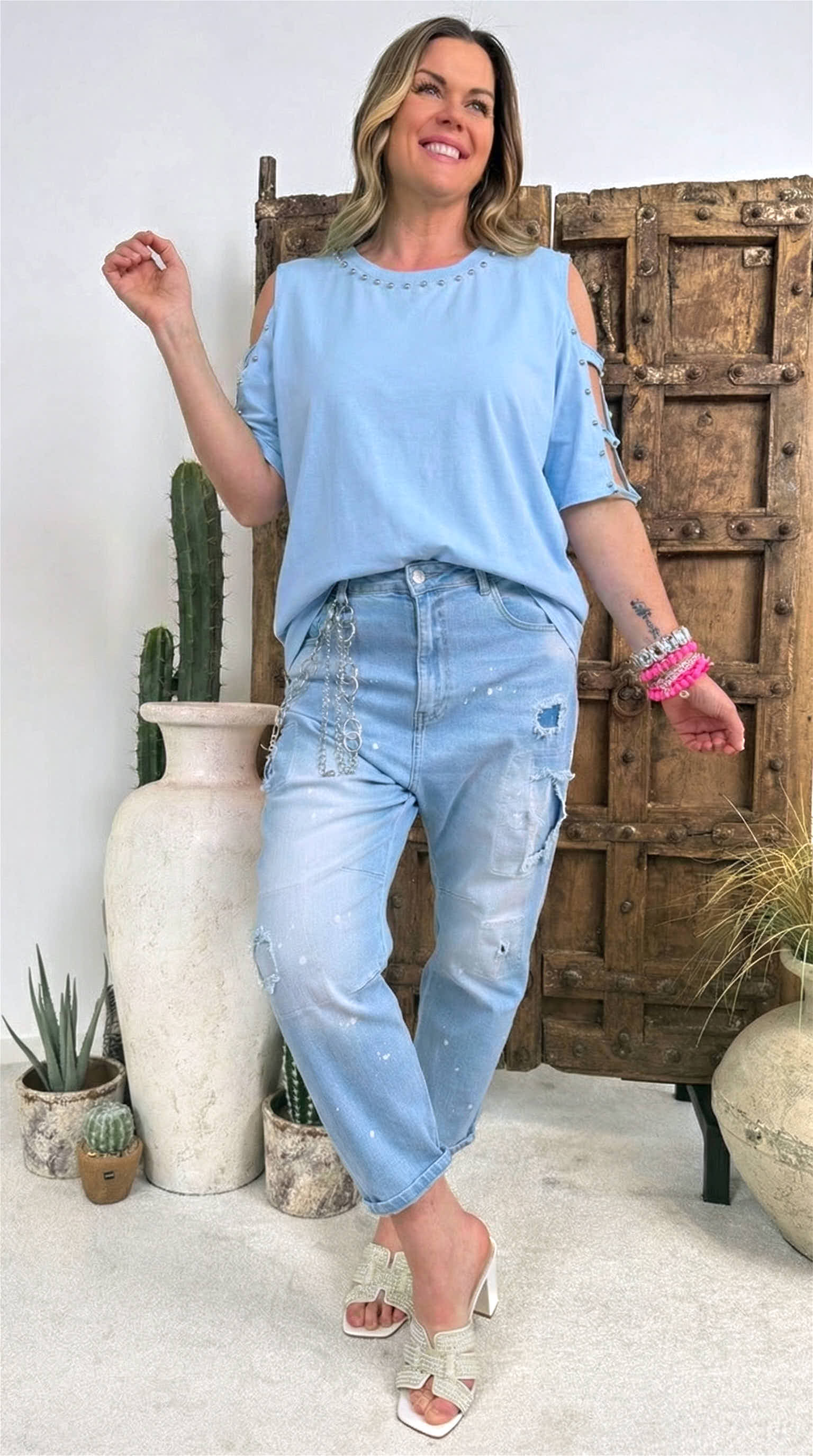 T-Shirt Bold Elegance *Hellblau*