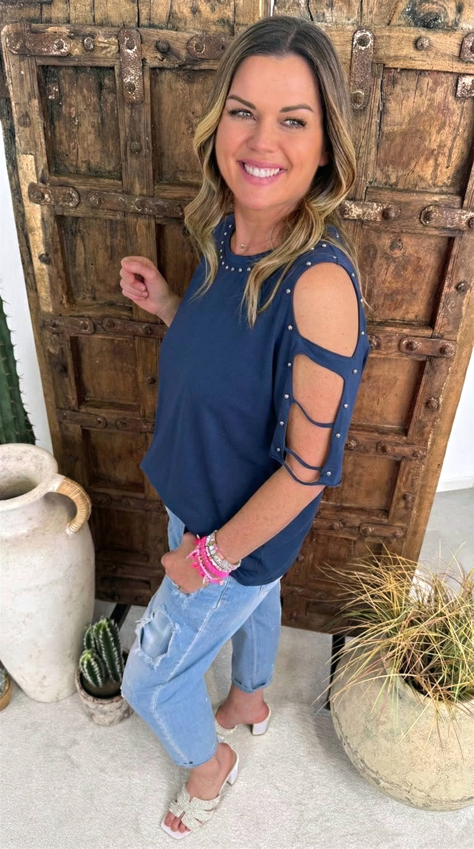 T-Shirt Bold Elegance *Dunkelblau*