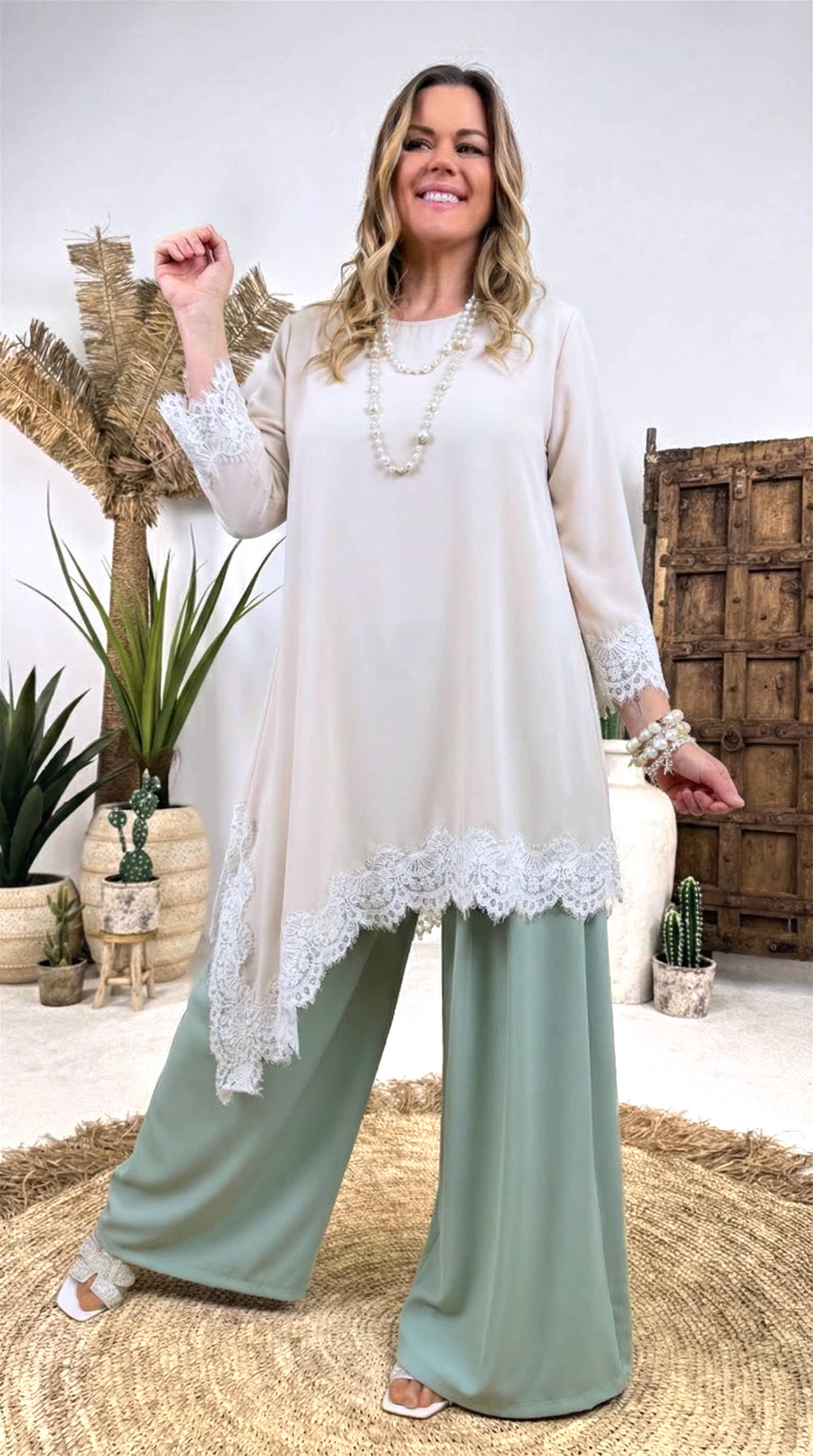 Kleid Dreamy Poetry *Creme*