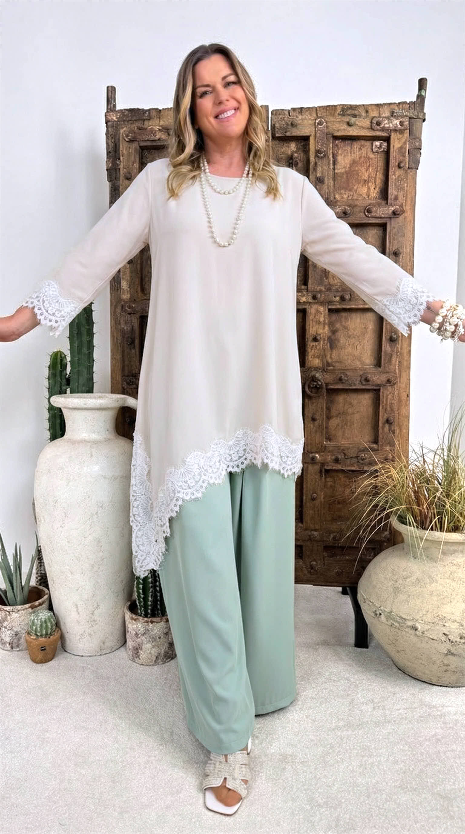 Kleid Dreamy Poetry *Creme*