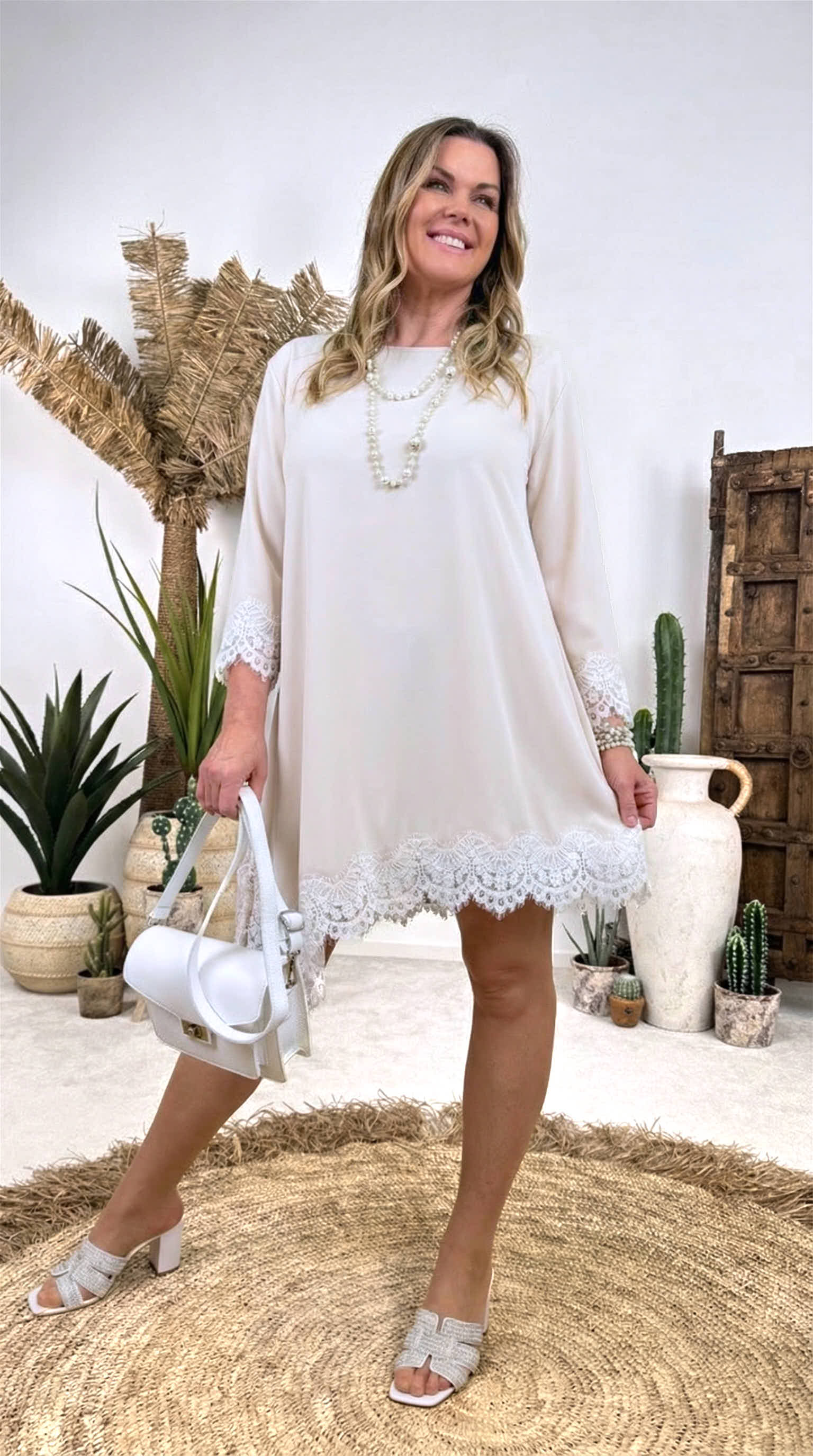 Kleid Dreamy Poetry *Creme*