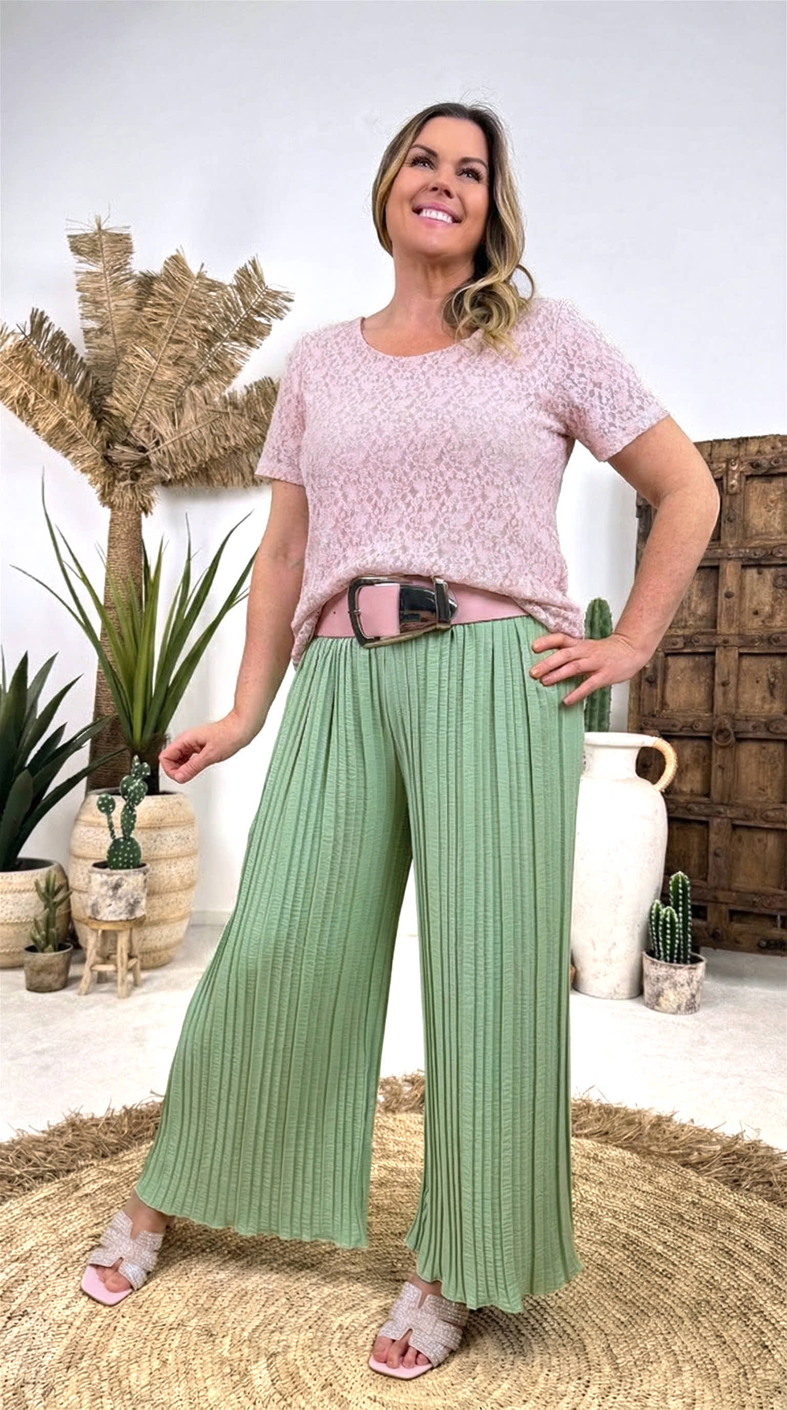 Spitzenshirt Soft Structure *Altrosa*