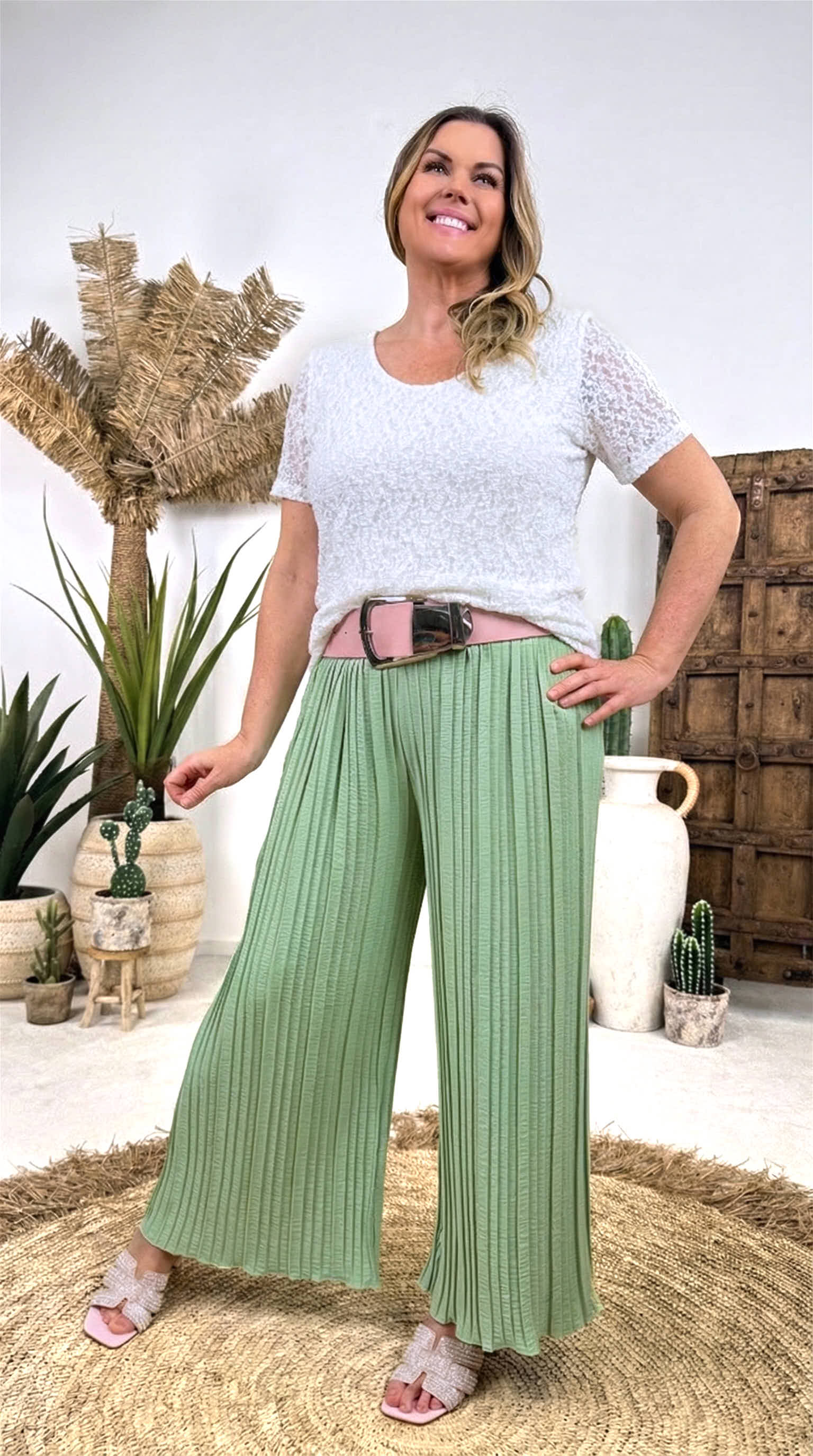 Spitzenshirt Soft Structure *Weiß*