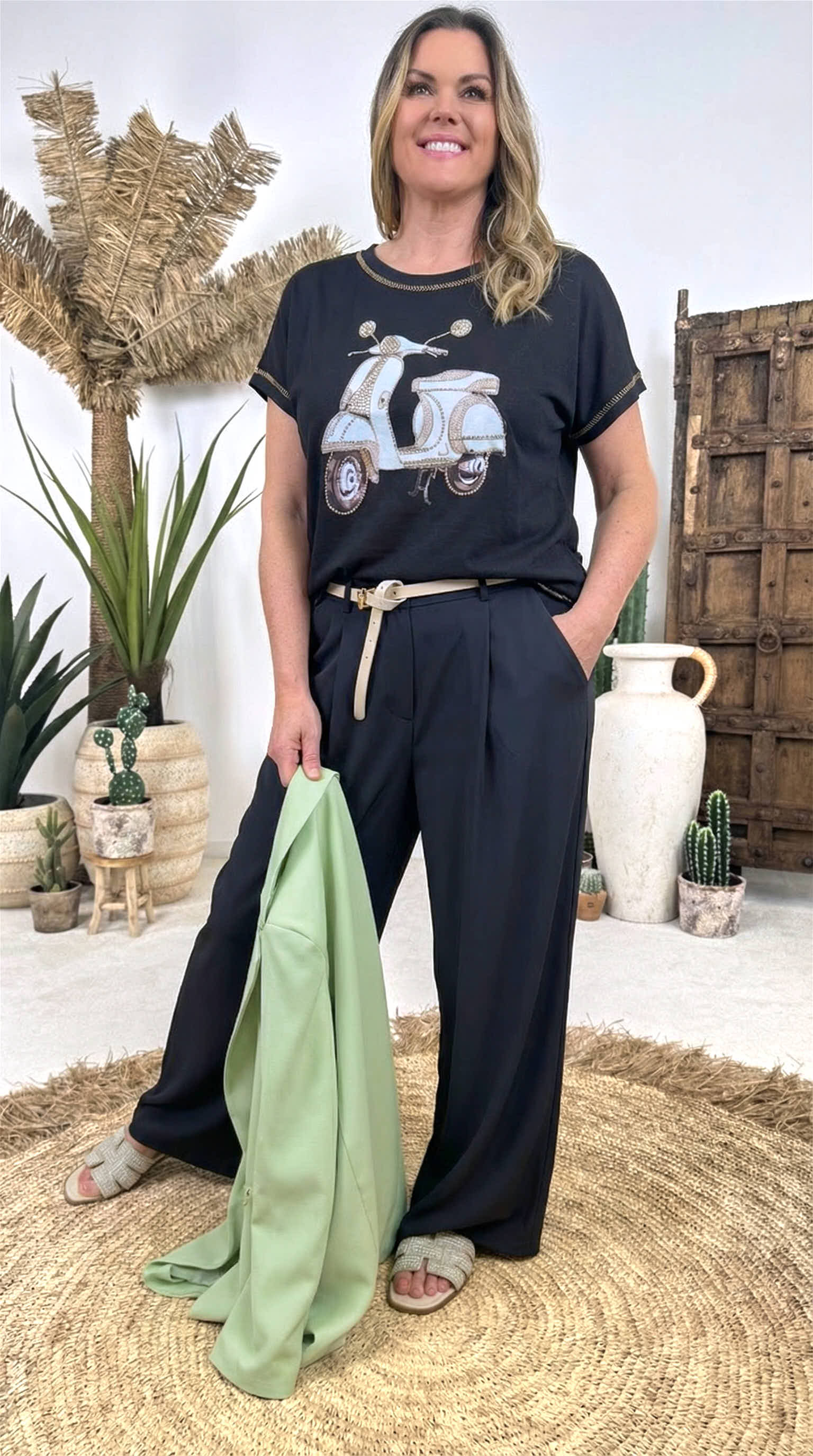 T-Shirt Dolce Scooter *Schwarz*