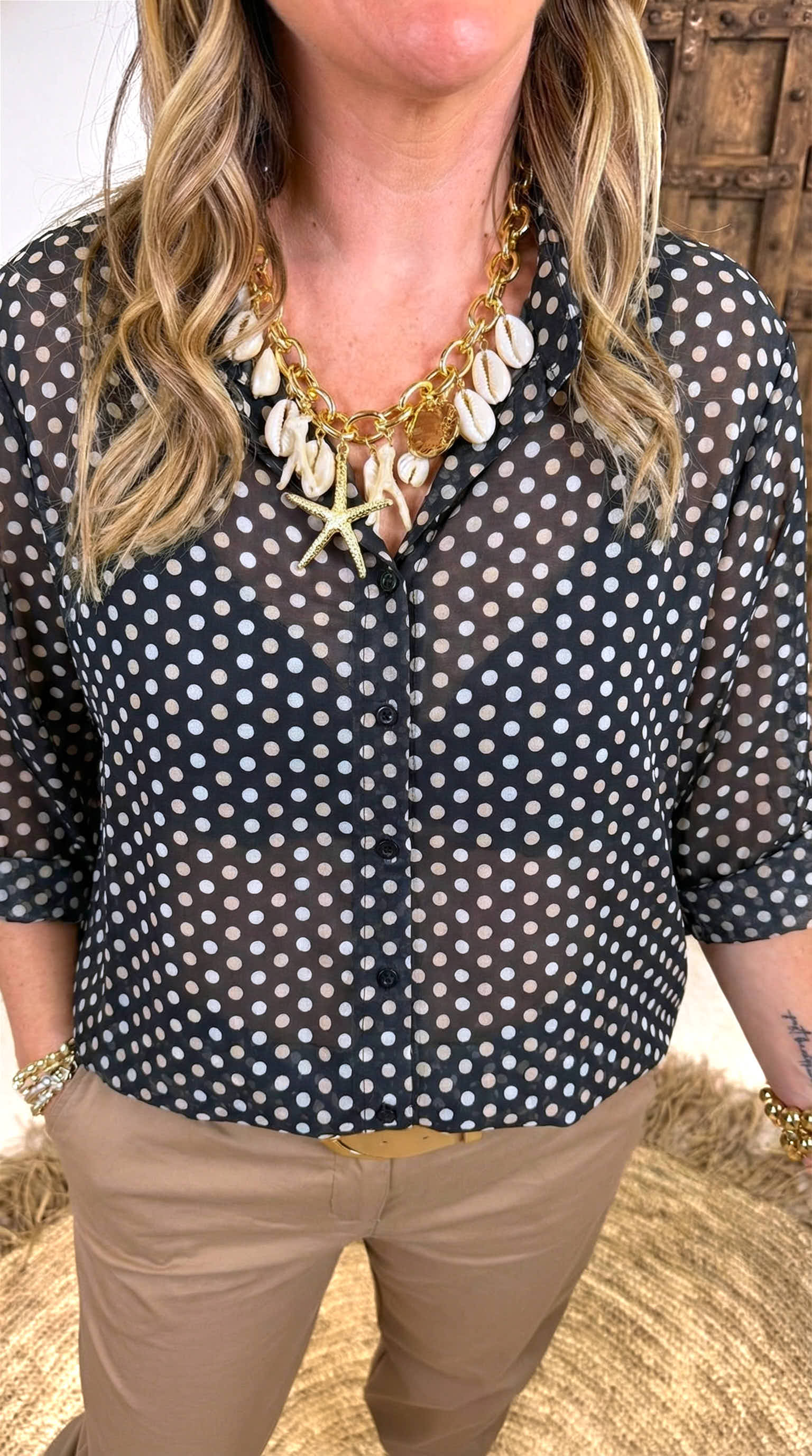 Bluse Lovely Motion *Schwarz*