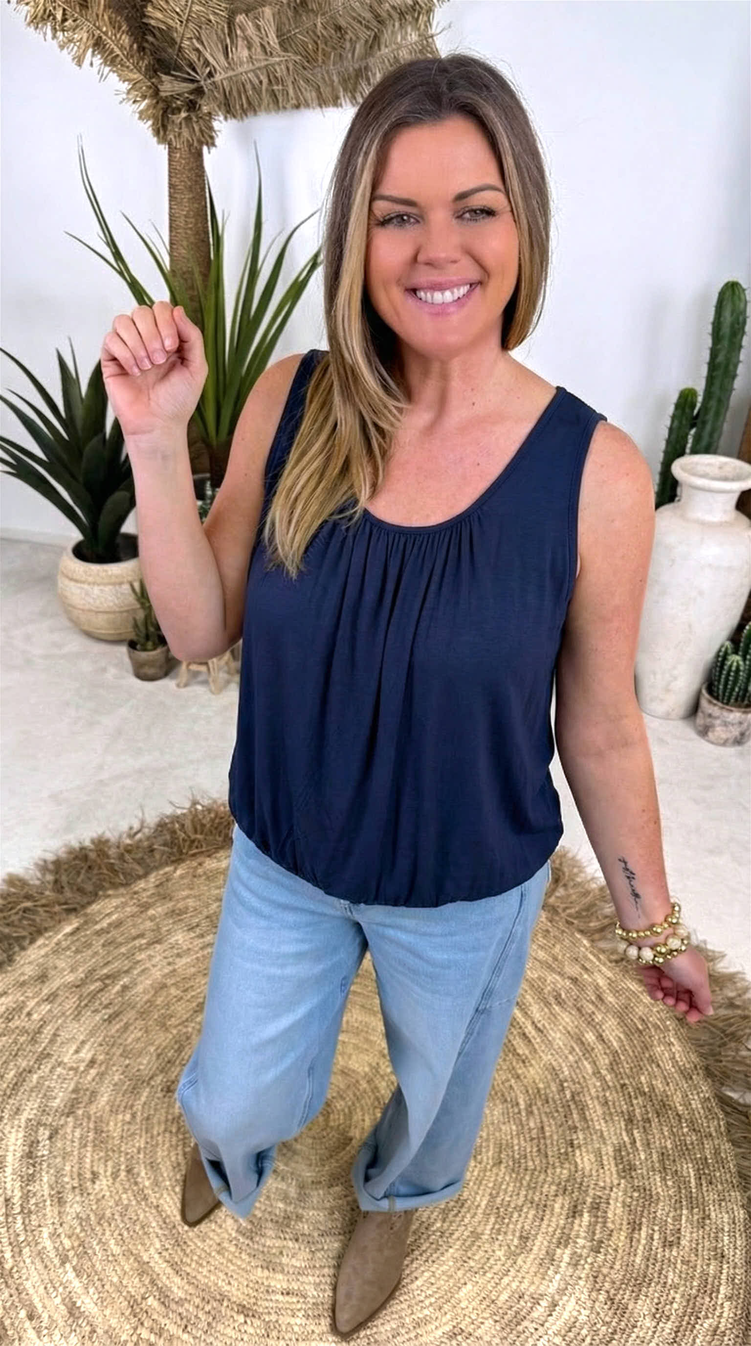 Top Clara *Dunkelblau*