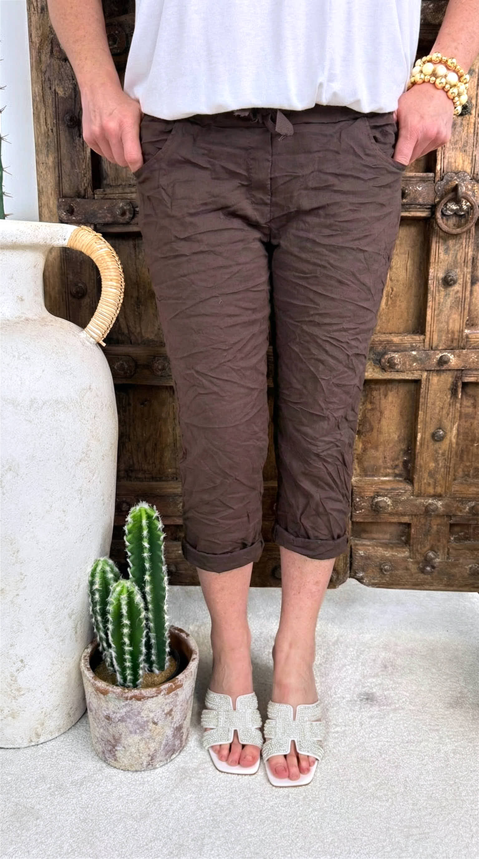 Capri Hose Summer Ease *Schoko*