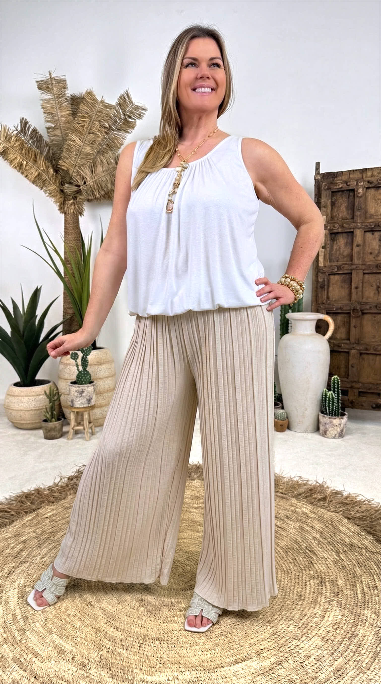 Culotte Hose Sunset Movement *Beige*