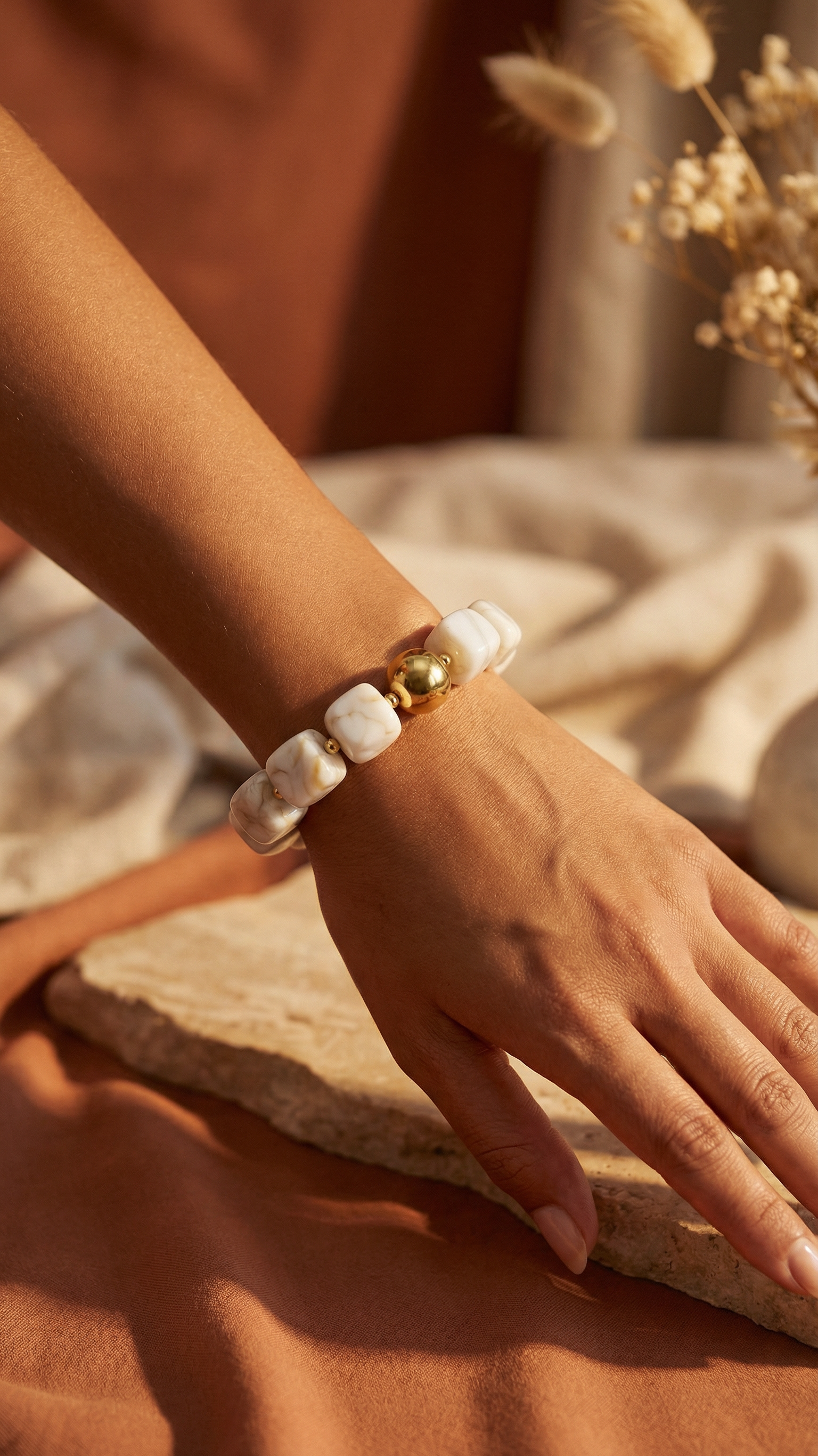 Armband Princess Geometry *Beige*