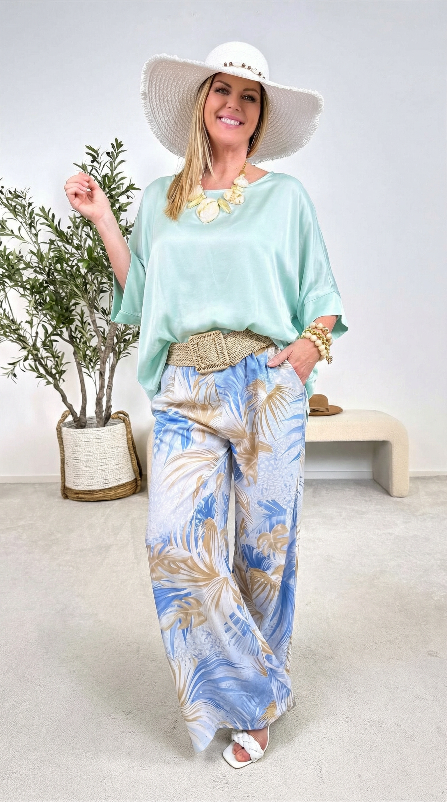 Blusenshirt Chic Relax *Mint*