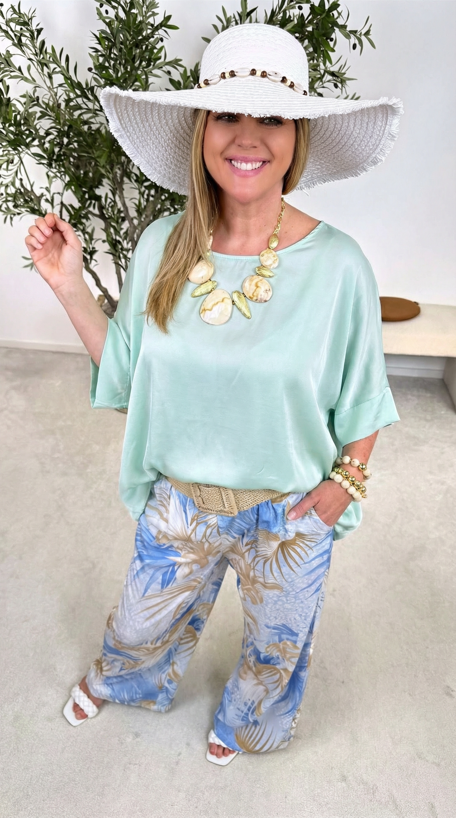 Blusenshirt Chic Relax *Mint*