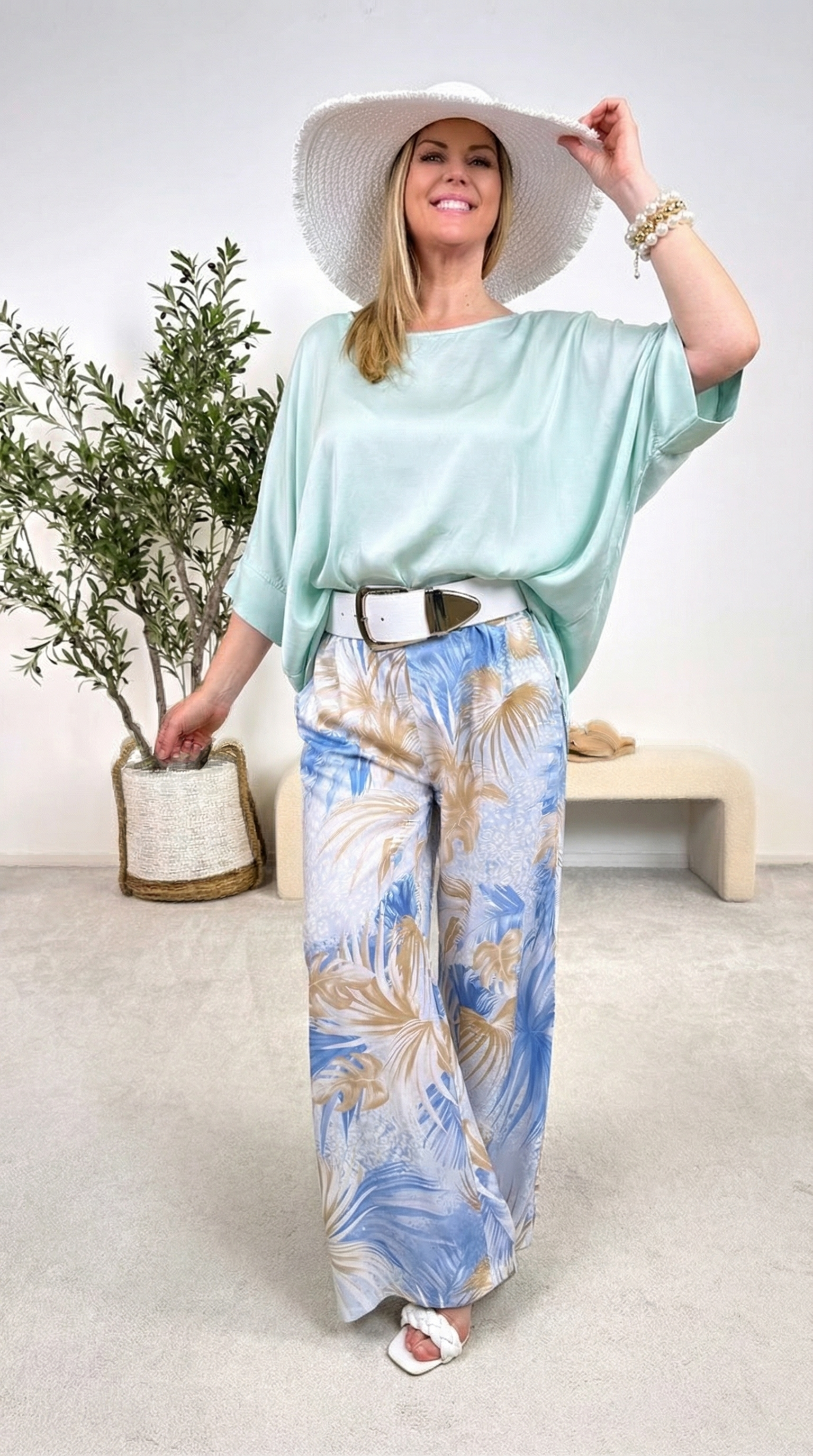 Blusenshirt Chic Relax *Mint*