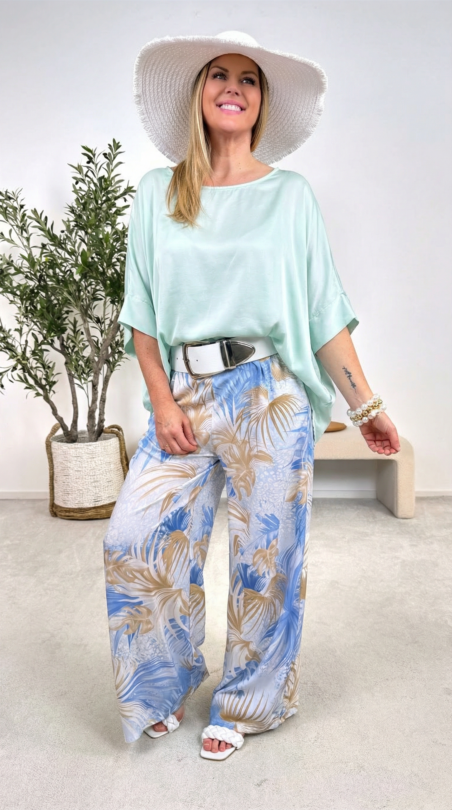 Blusenshirt Chic Relax *Mint*