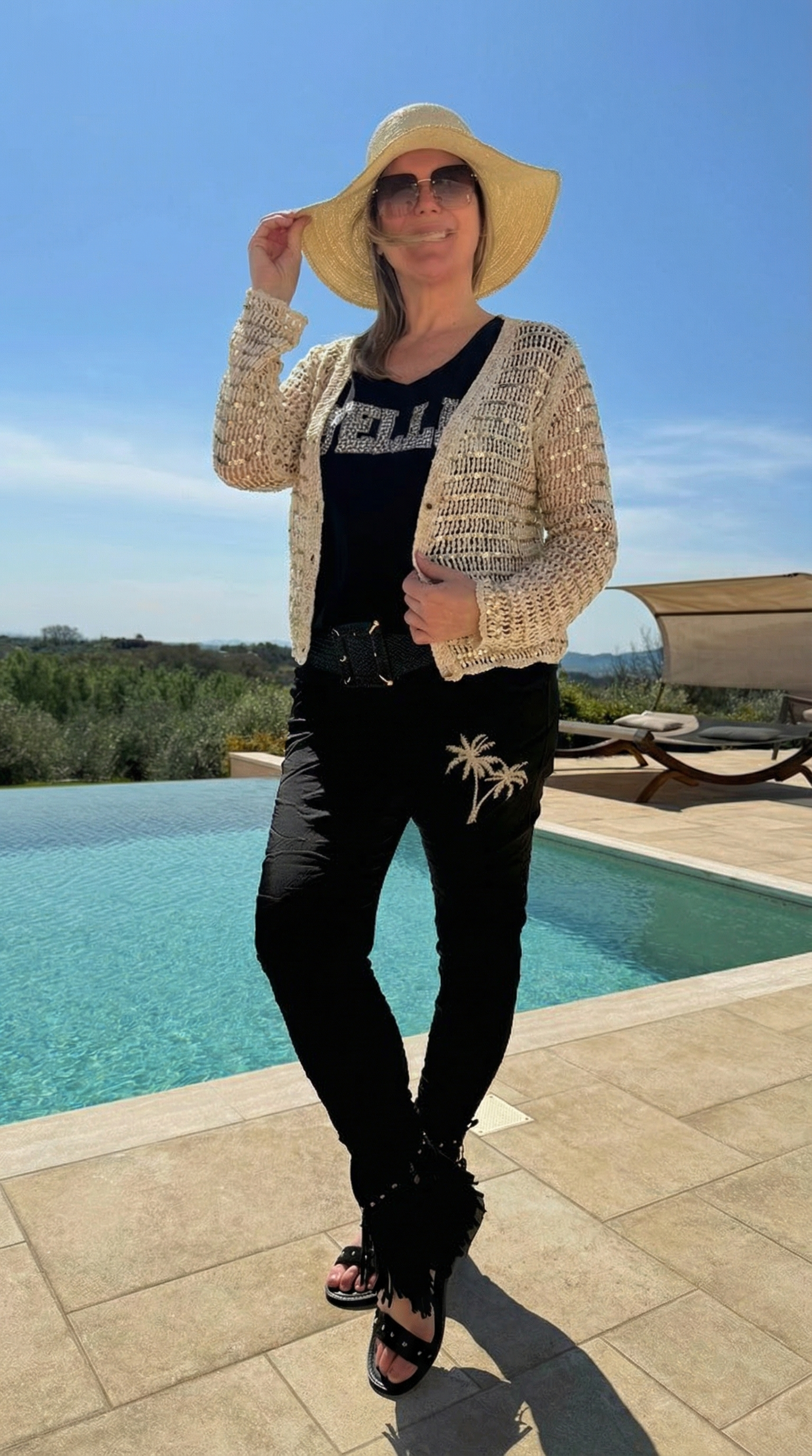 Häkel Cardigan Summer Glam *Beige*