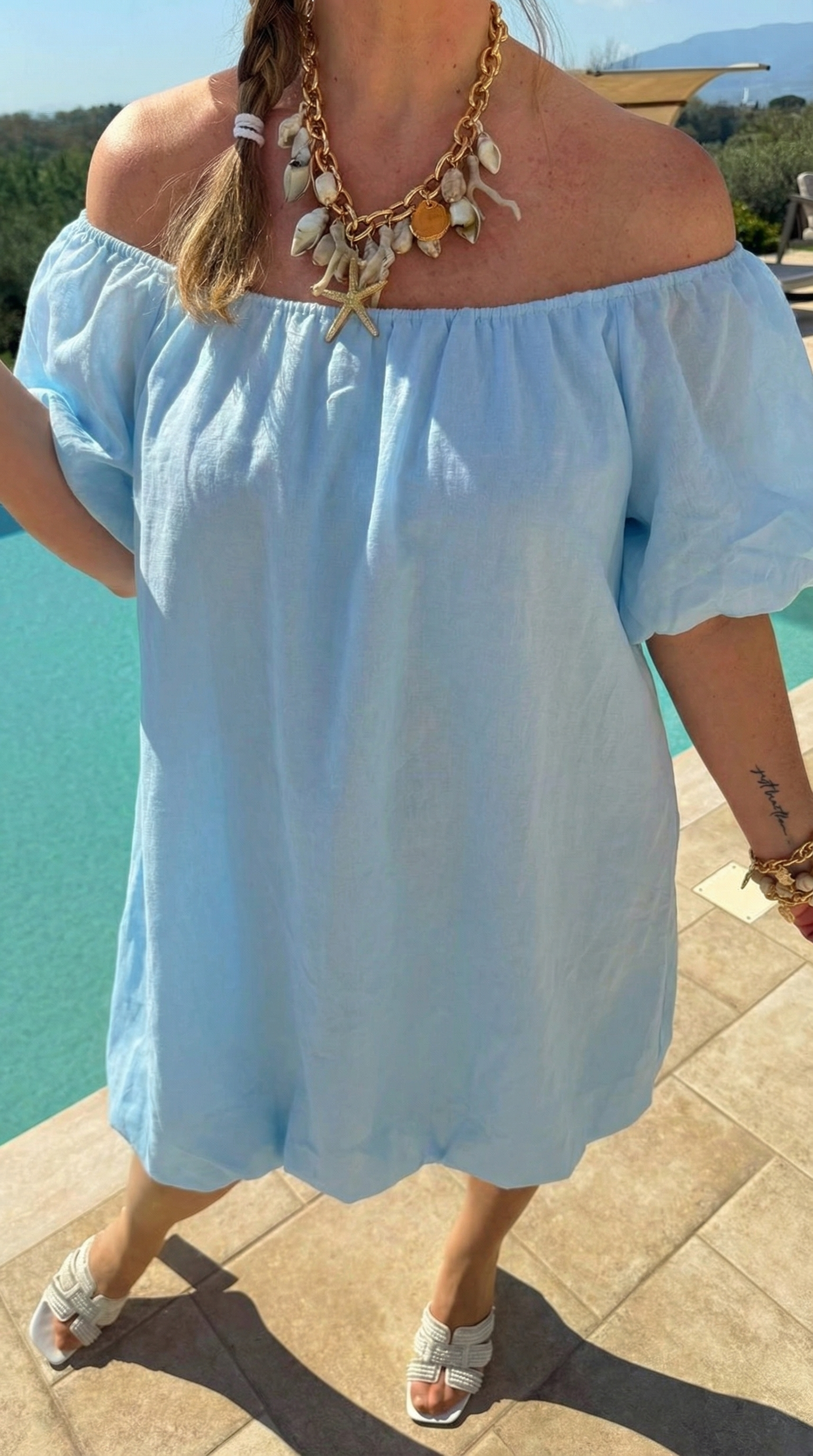 Kleid Santorini Sky *Hellblau*