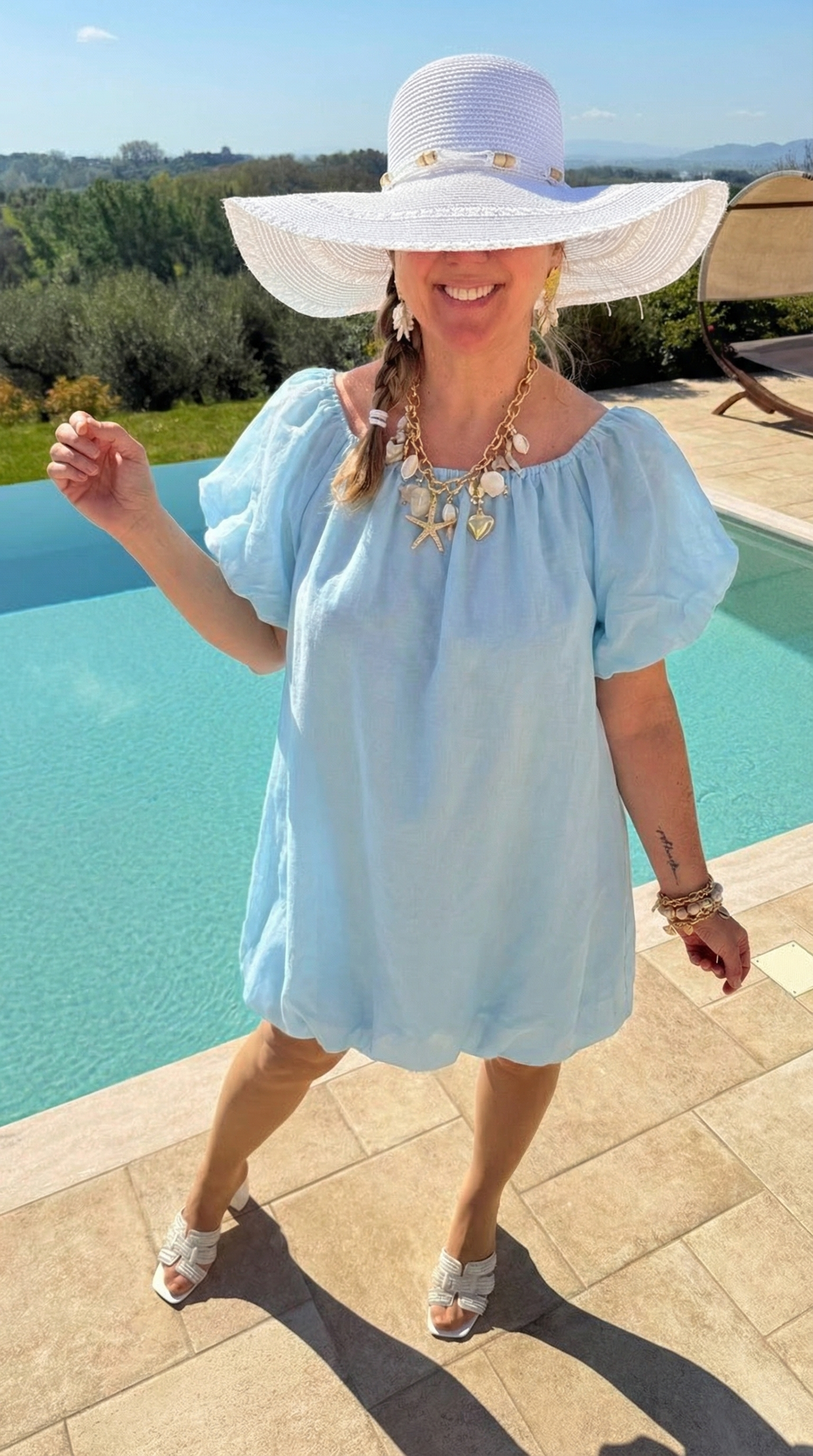 Kleid Santorini Sky *Hellblau*
