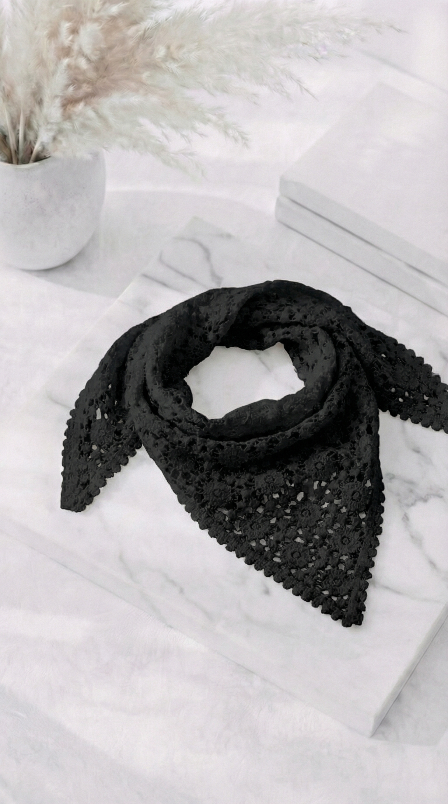 Tuch Lace Vibe *Schwarz*