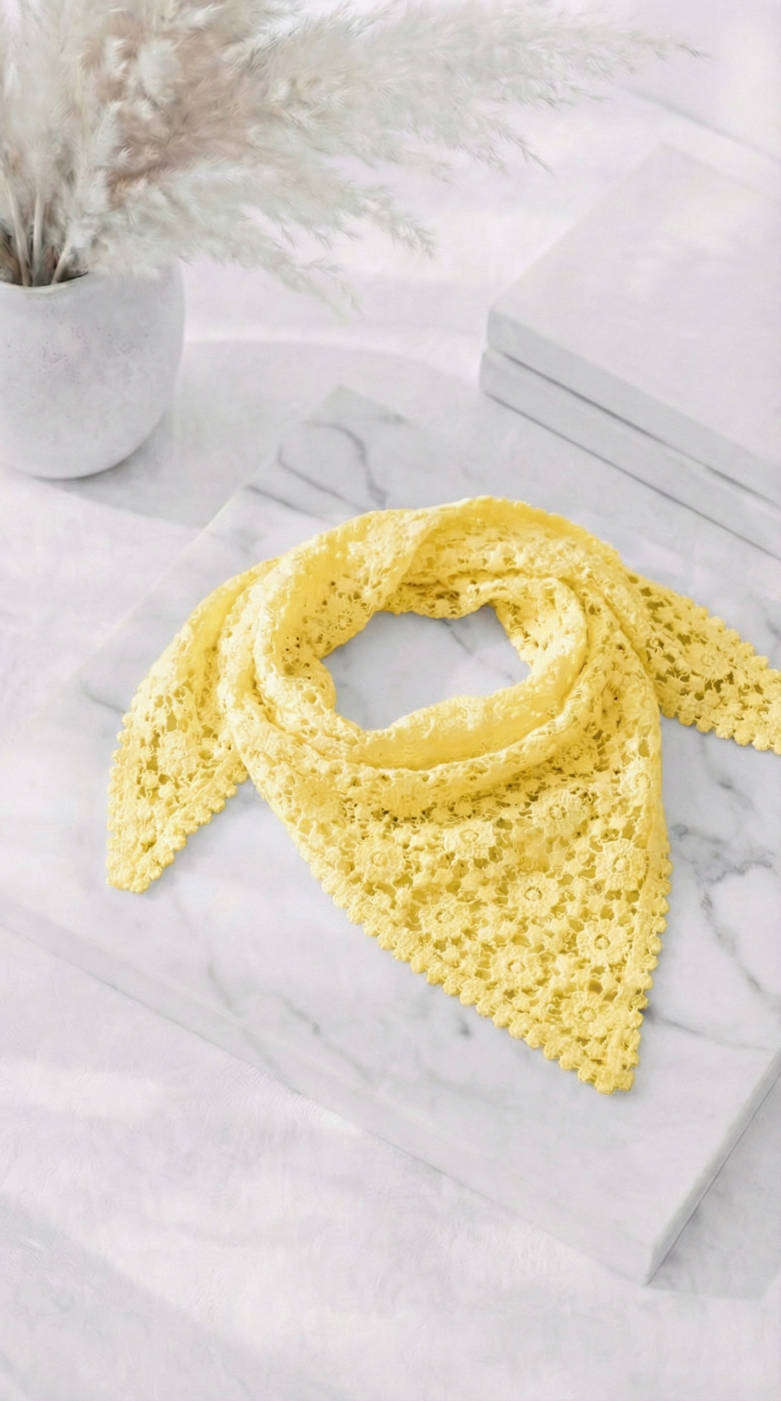 Tuch Lace Vibe *Gelb*