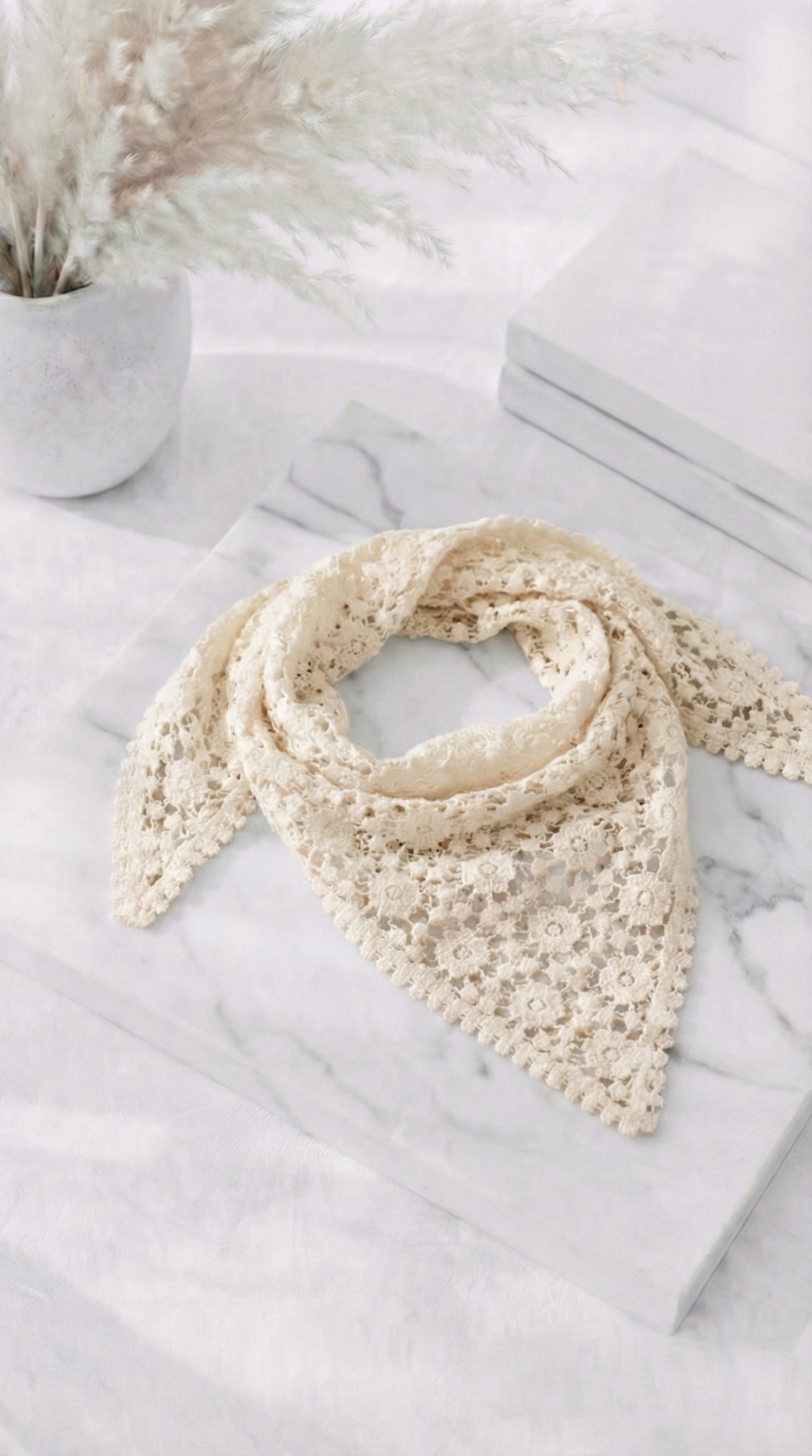 Tuch Lace Vibe *Beige*