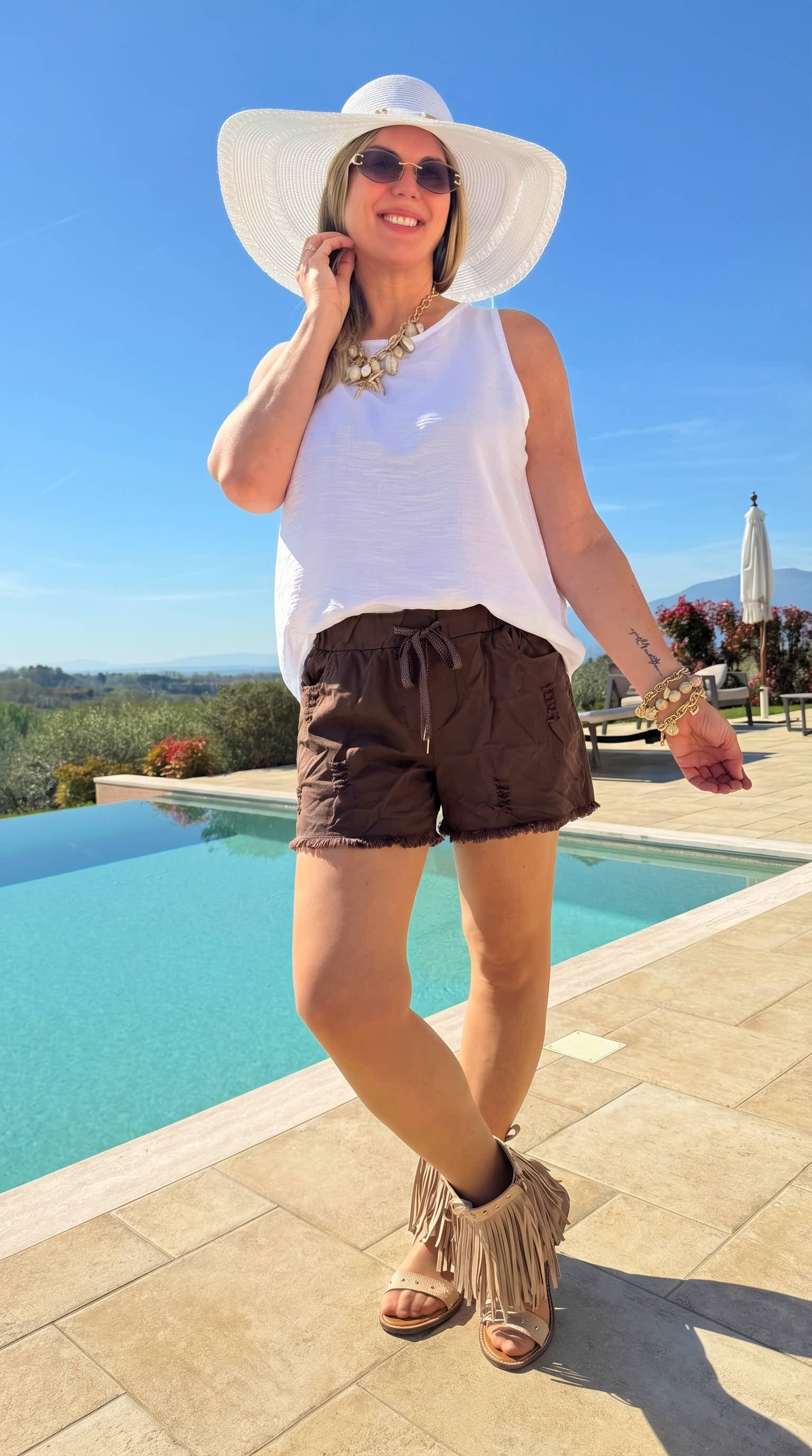Kurze Jogpants Sunshine *Schoko*