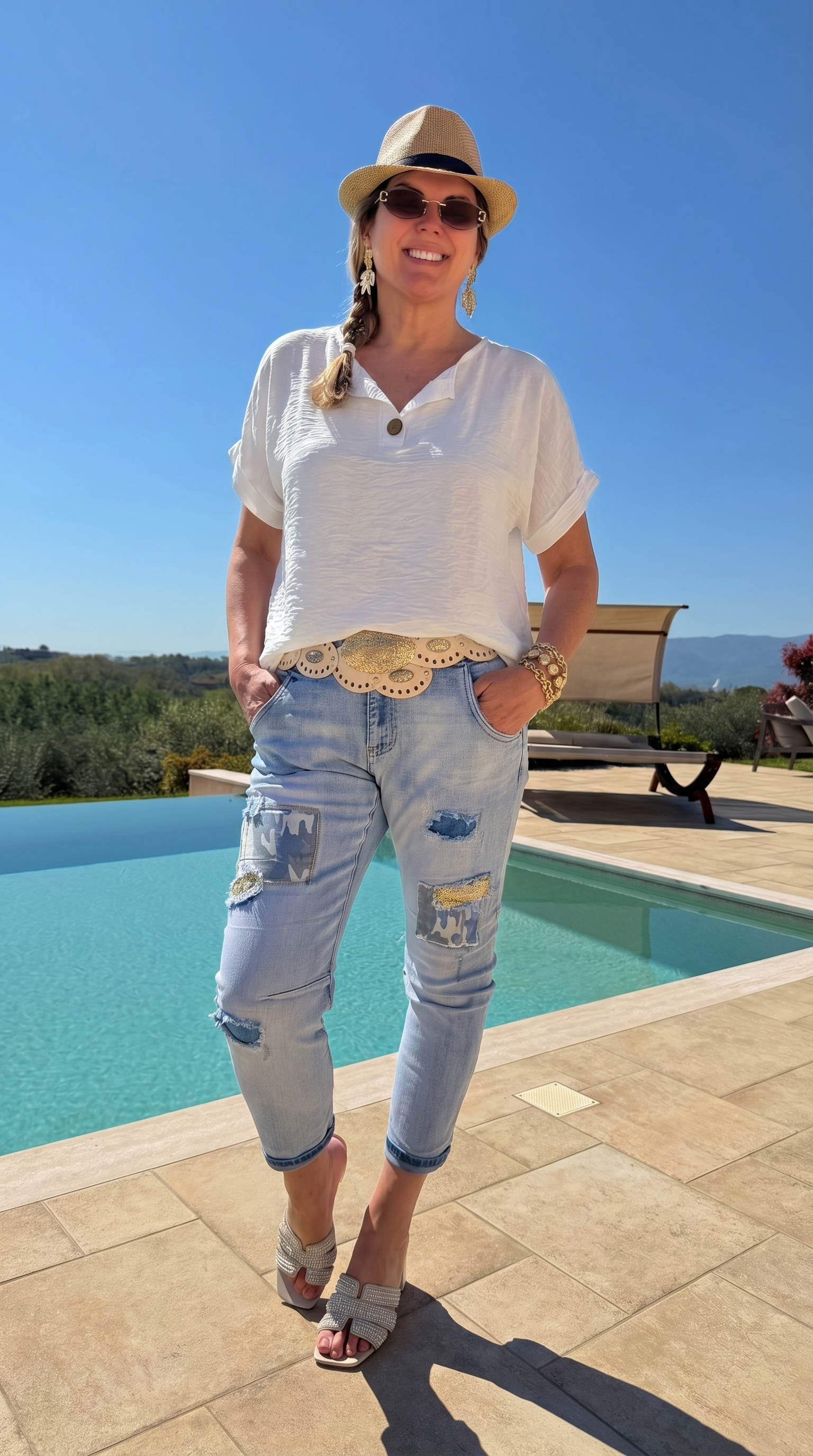 Blusenshirt Bella Ease *Weiß*