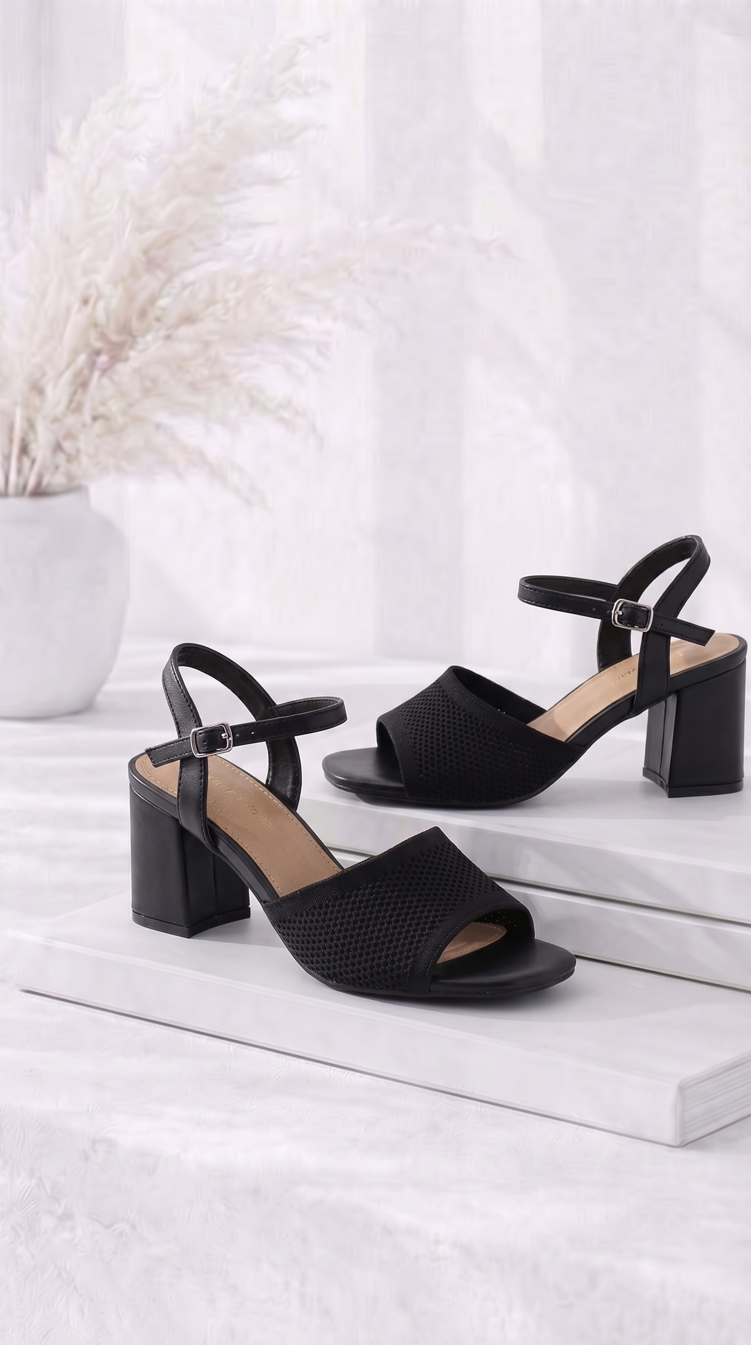 Absatzsandale Marbella Glow *Schwarz*