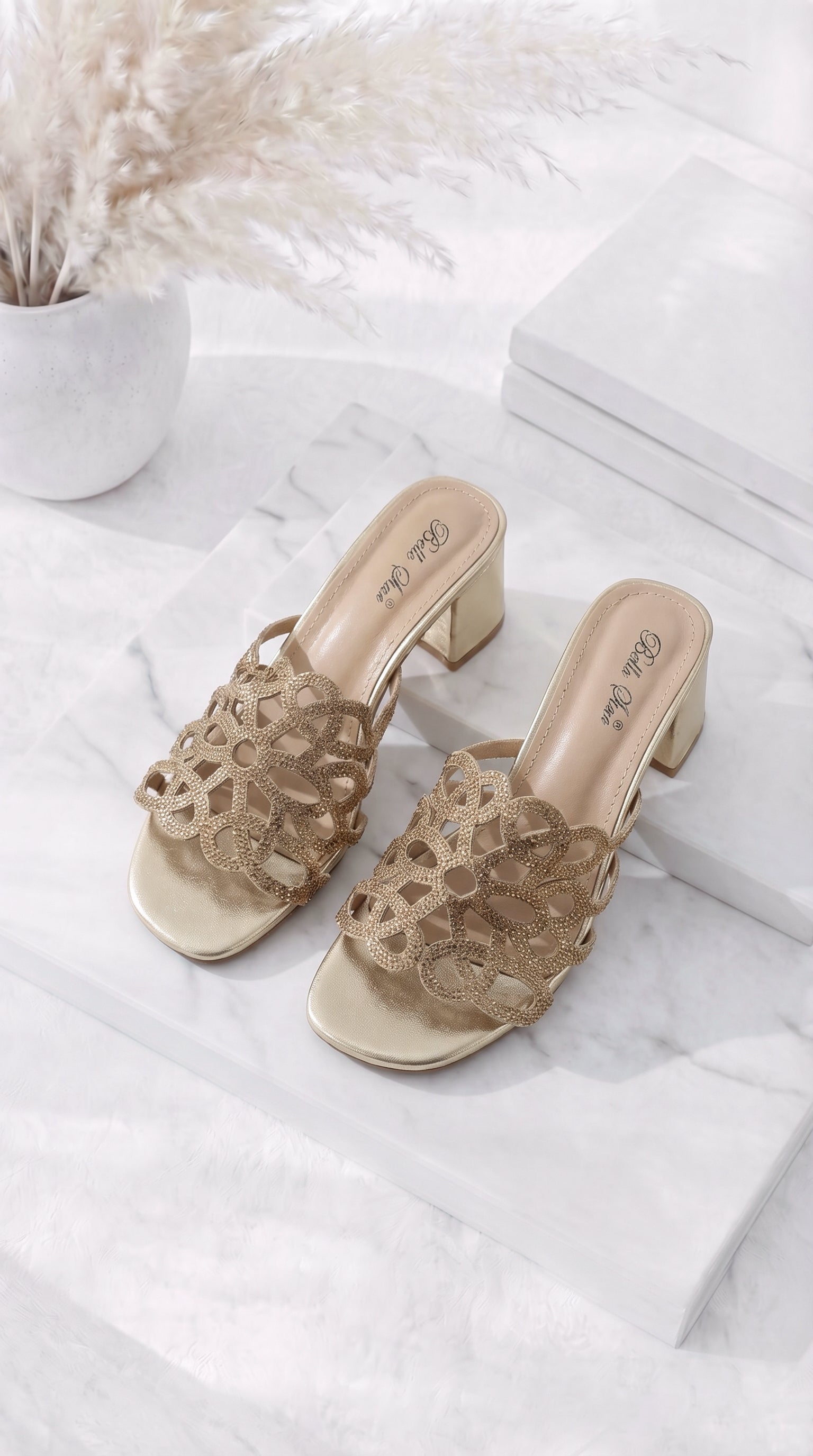 Absatzsandale Glow Step *Gold*