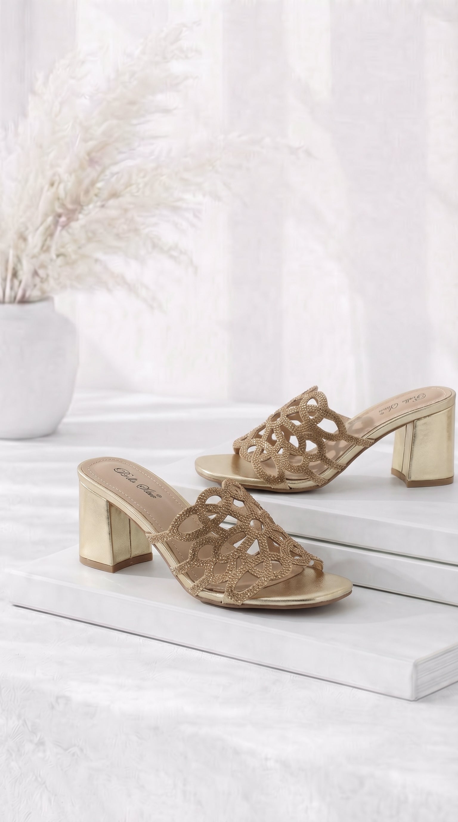 Absatzsandale Glow Step *Gold*