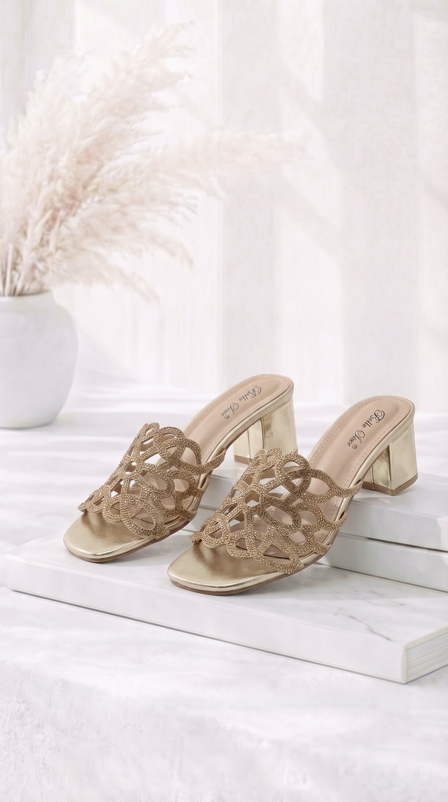 Absatzsandale Glow Step *Gold*