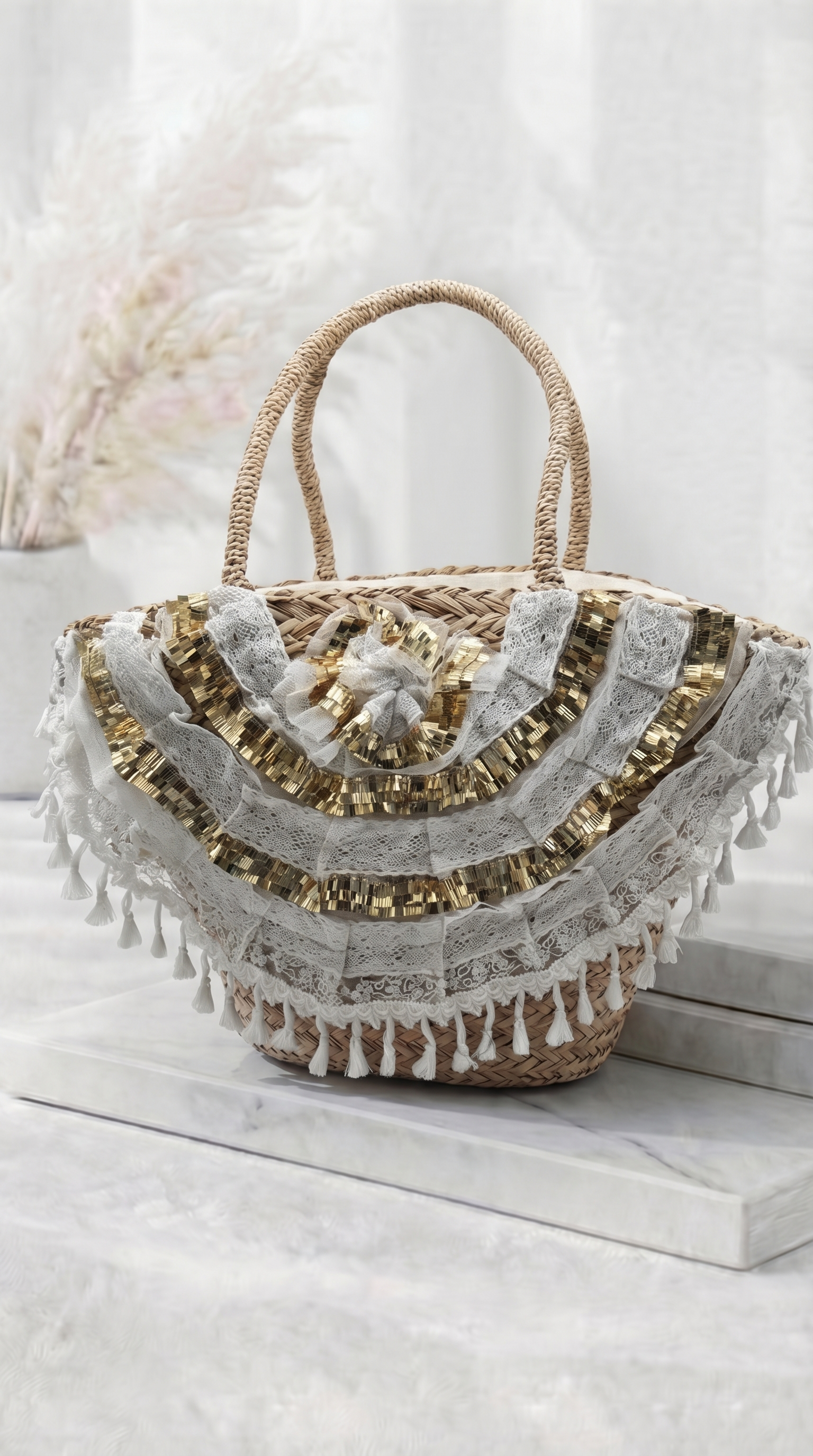 Tasche Luxury Boho *Weiß*