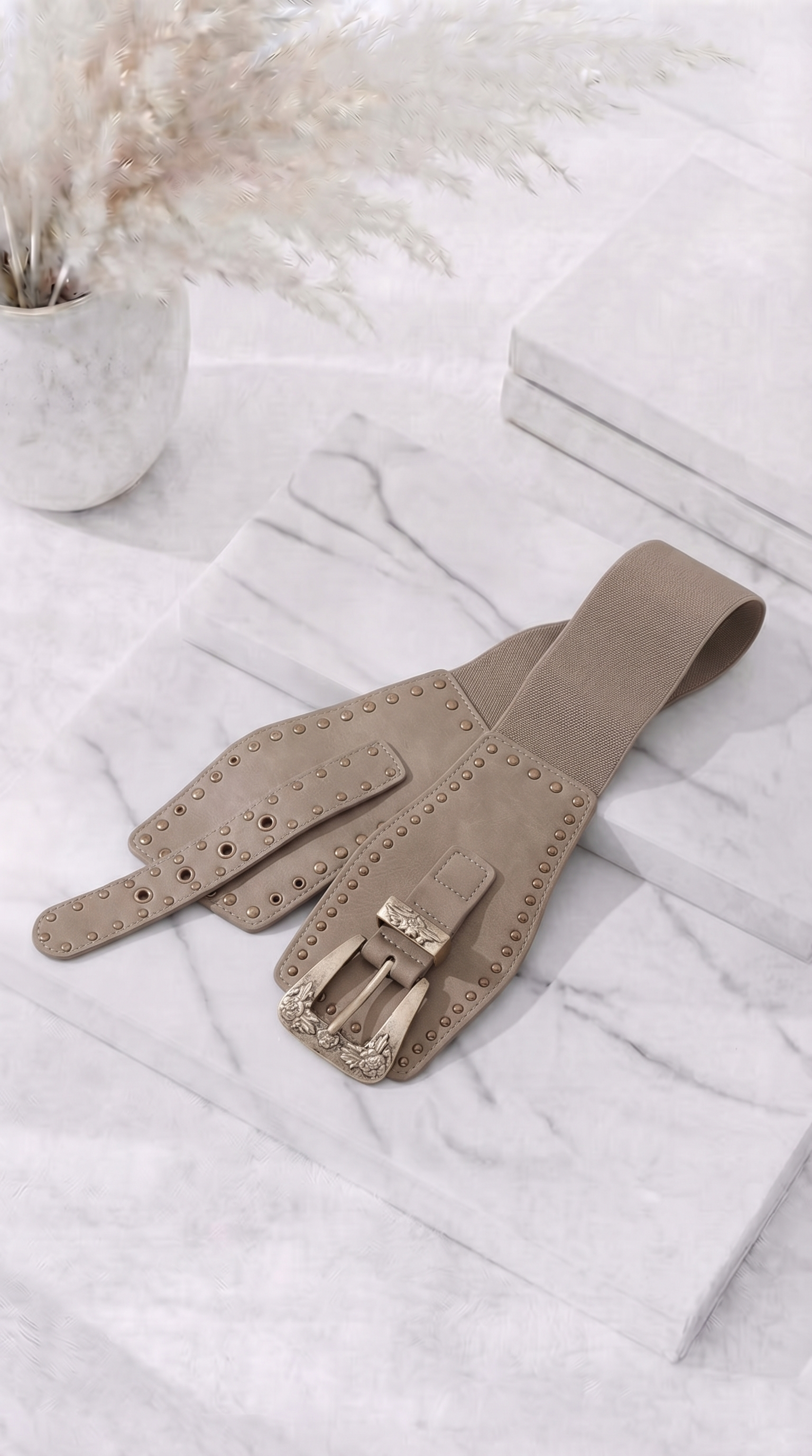 Gürtel Edge Statement *Beige*