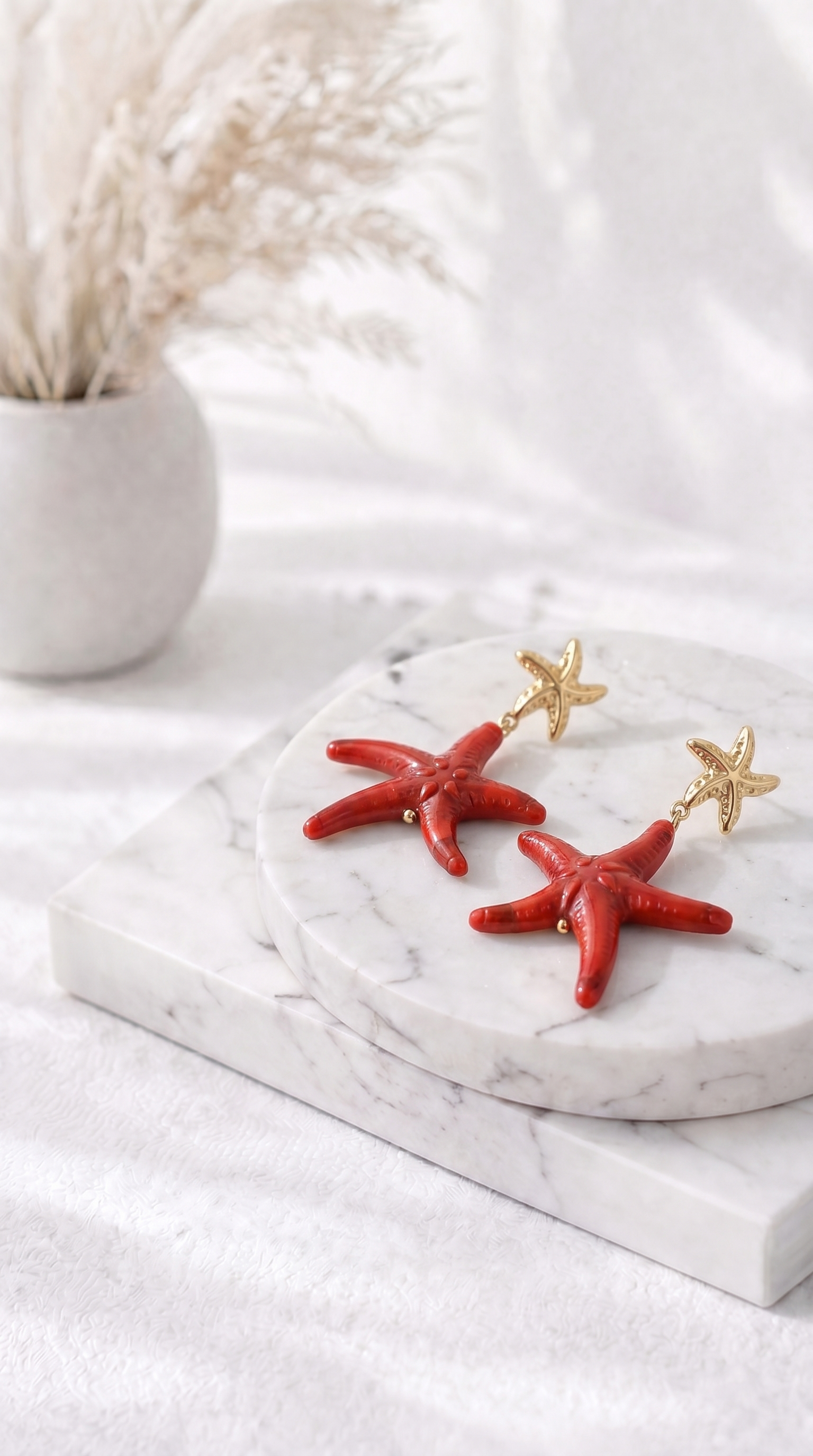 Ohrringe Ibiza Star *Rot*