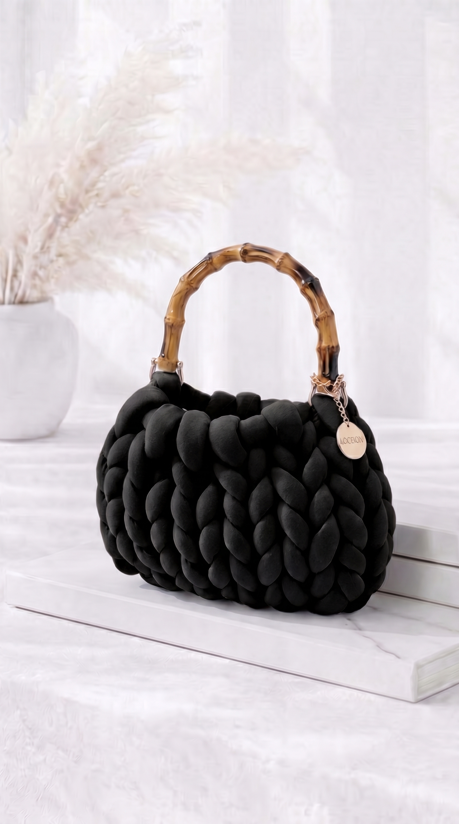 Tasche Ocean Knit *Schwarz*