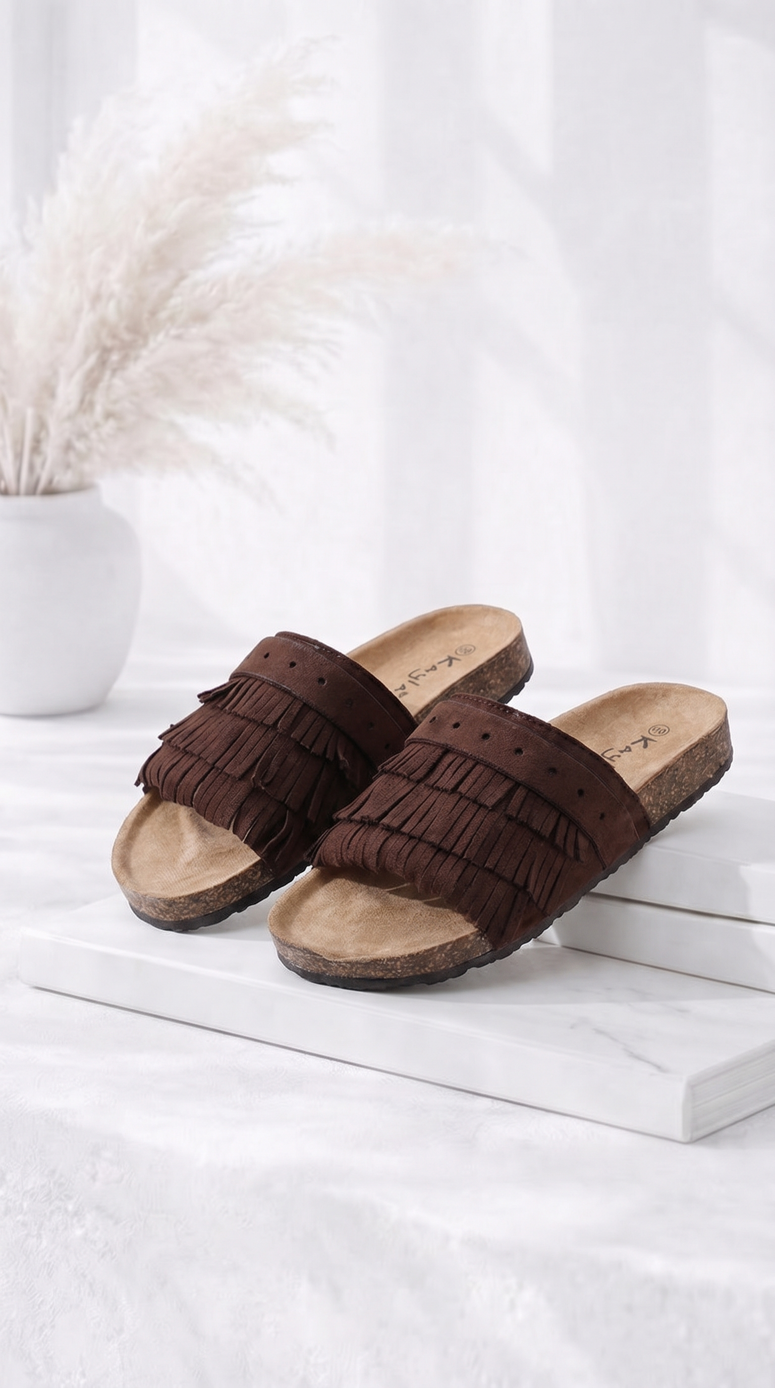 Sandale Fringe Walk *Schoko*