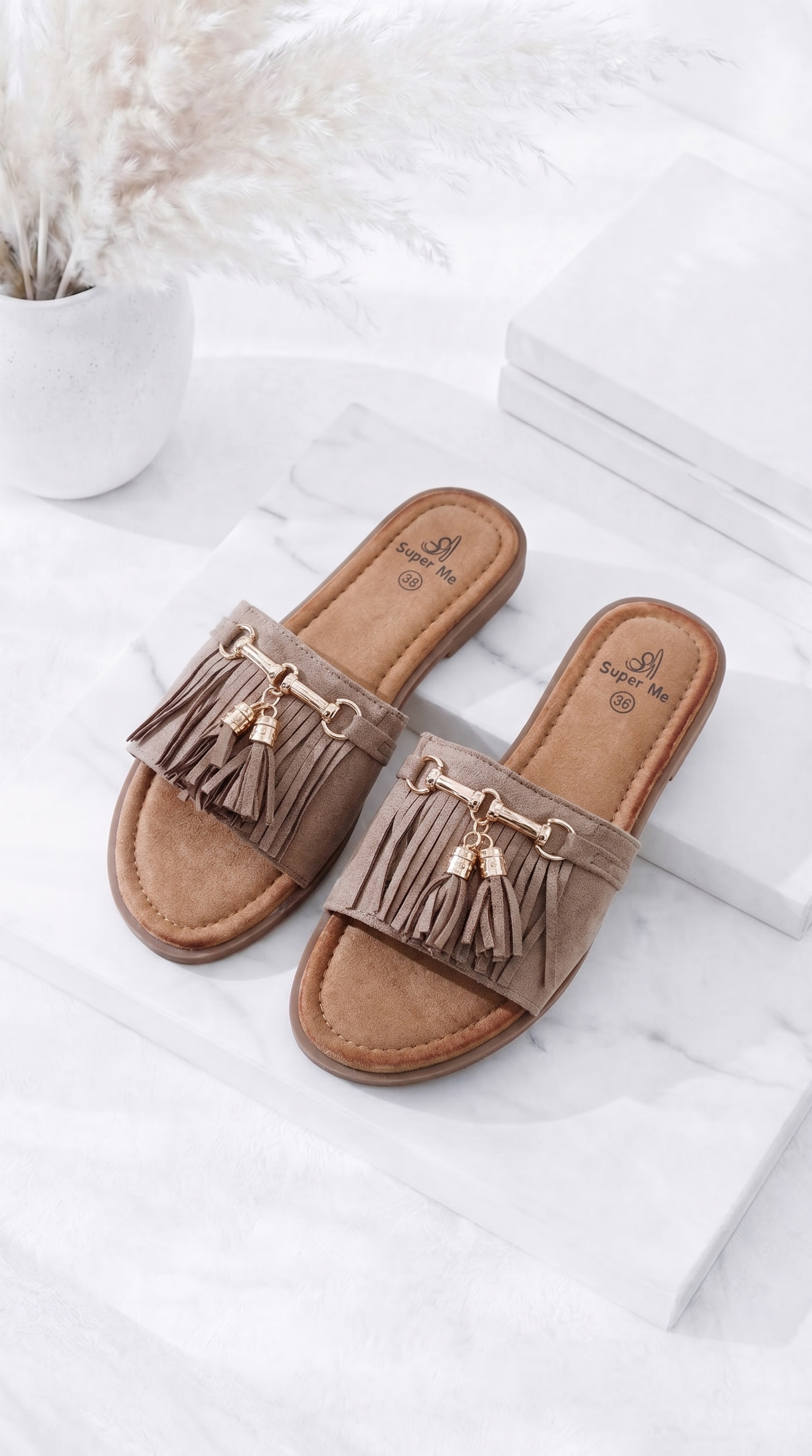 Sandale Tassel Walk *Taupe*