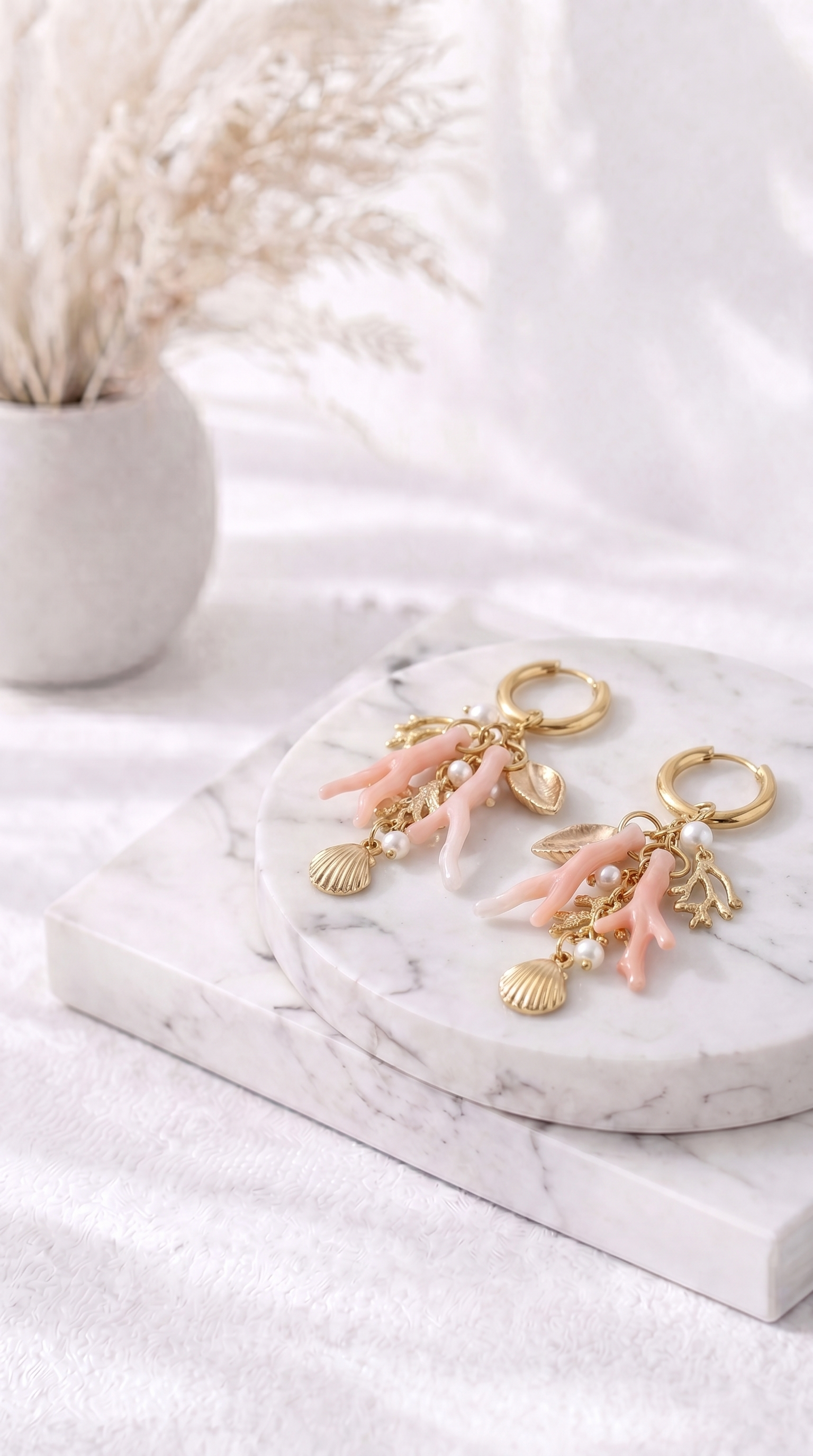Ohrringe Shell Love *Rosa*