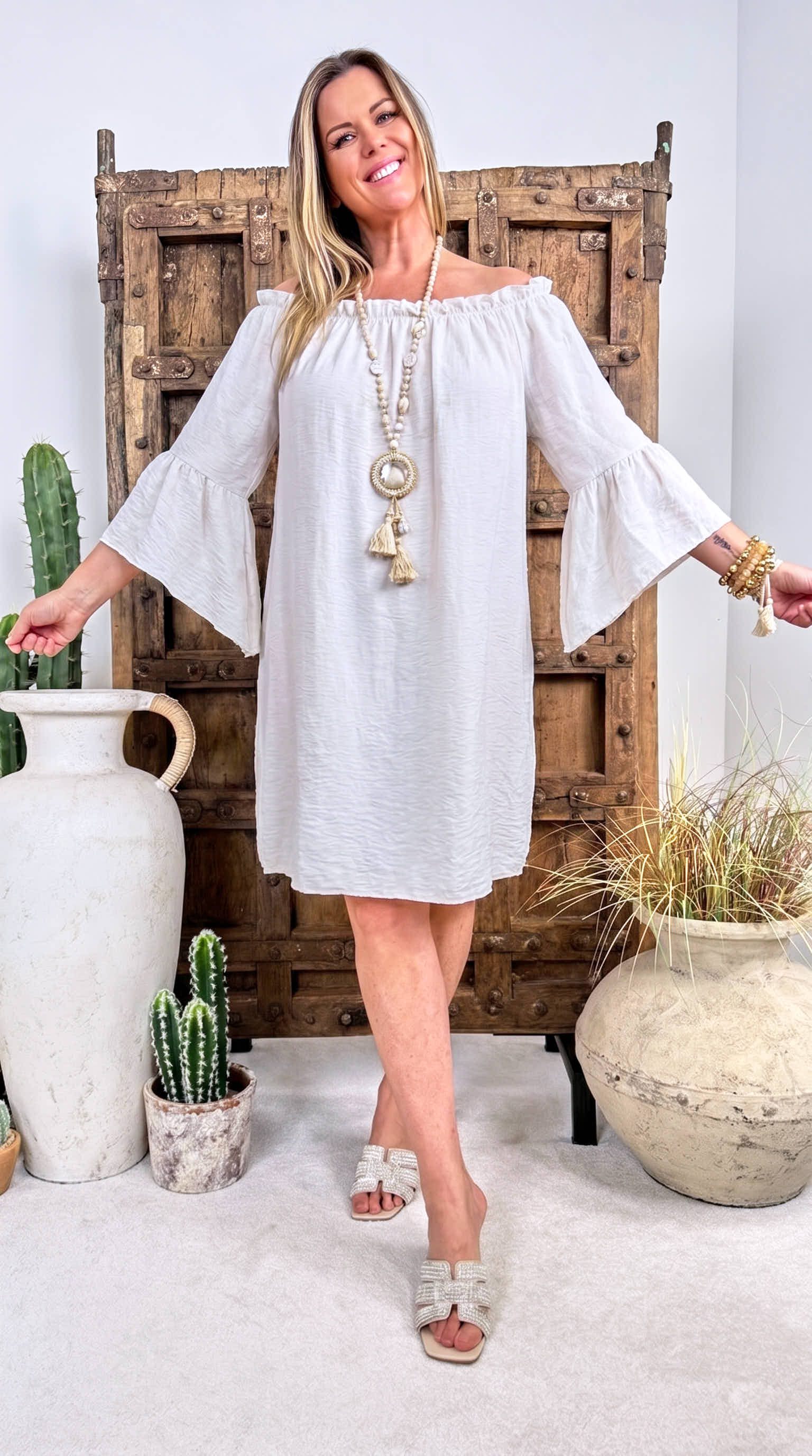 Kleid Pearl Heaven *Creme*