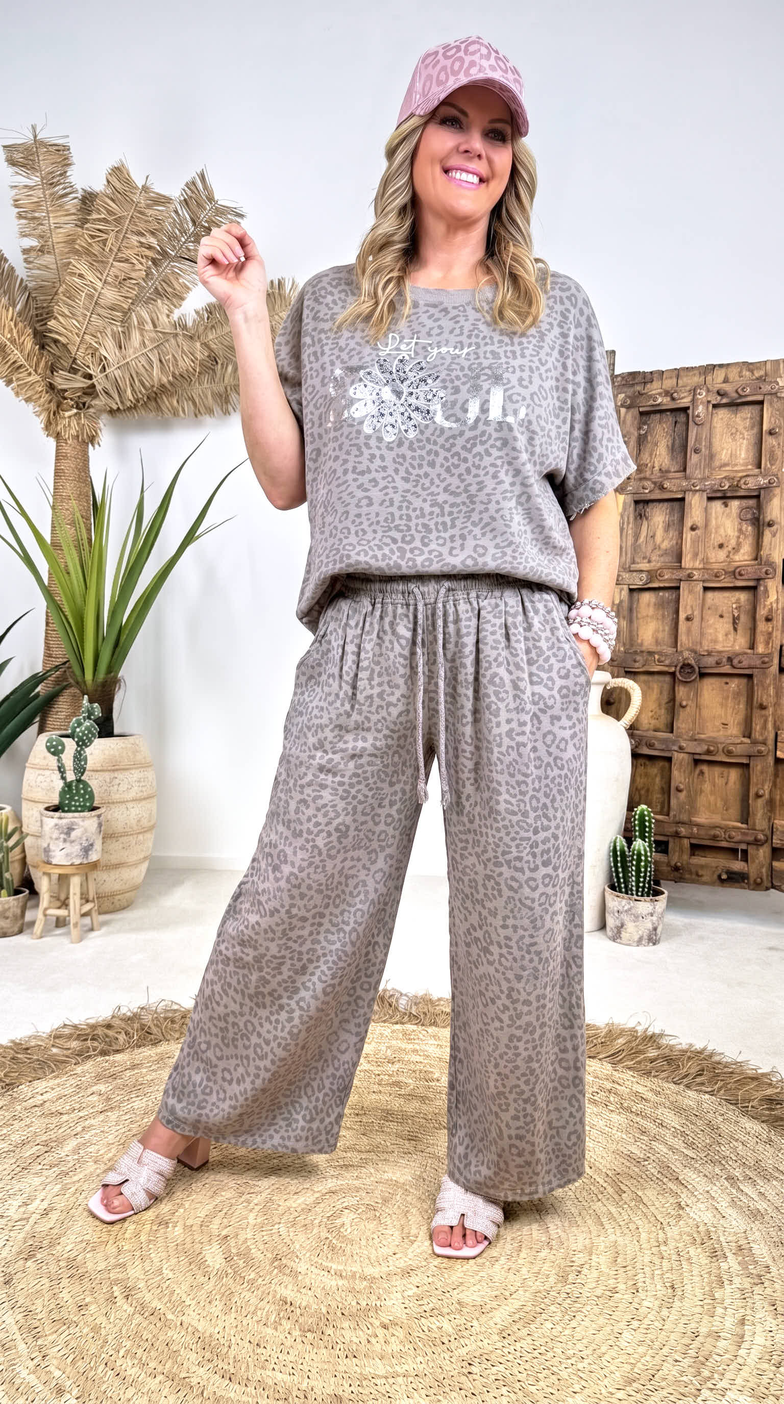 Leinen T-Shirt Wild Comfort *Taupe*