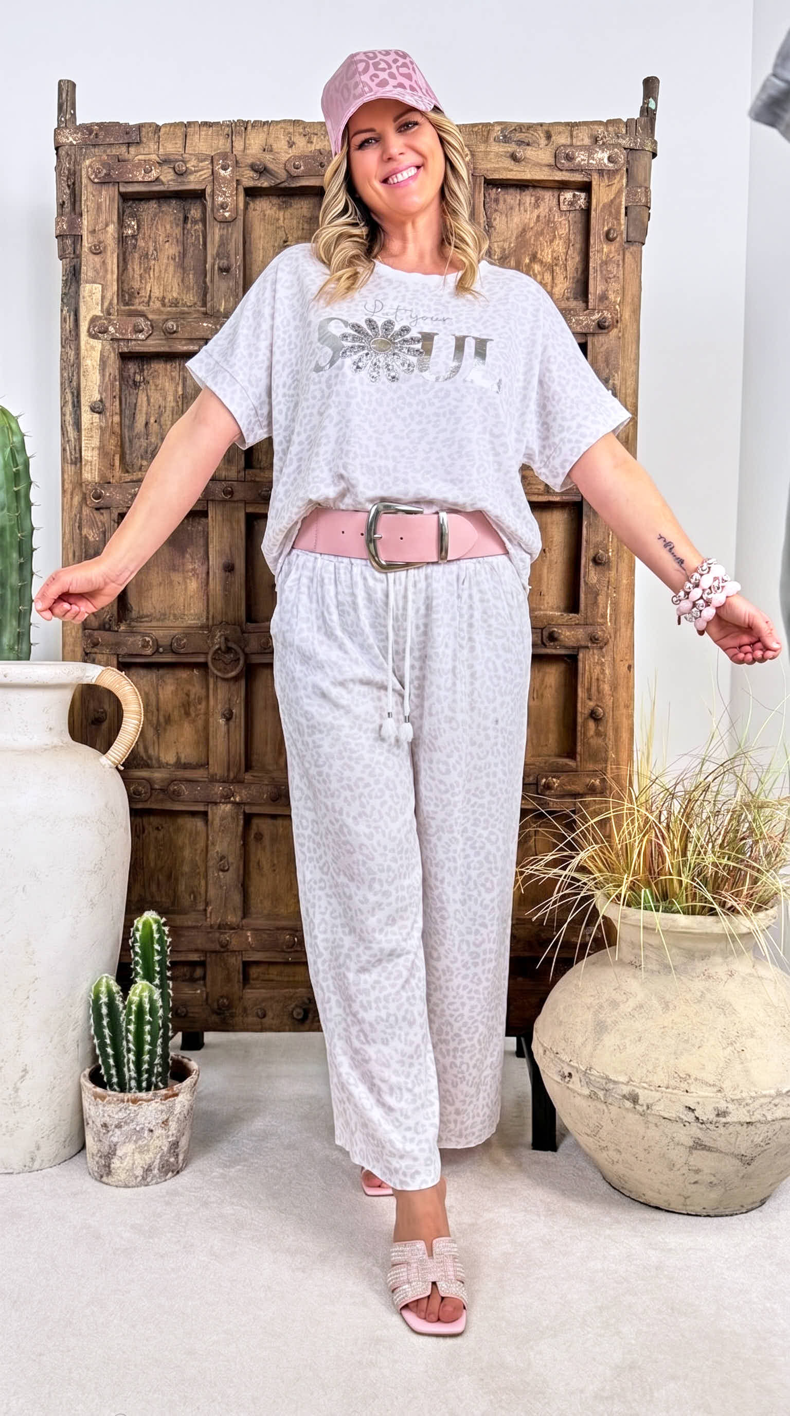 Leinen Hose Wild Comfort *Weiß*