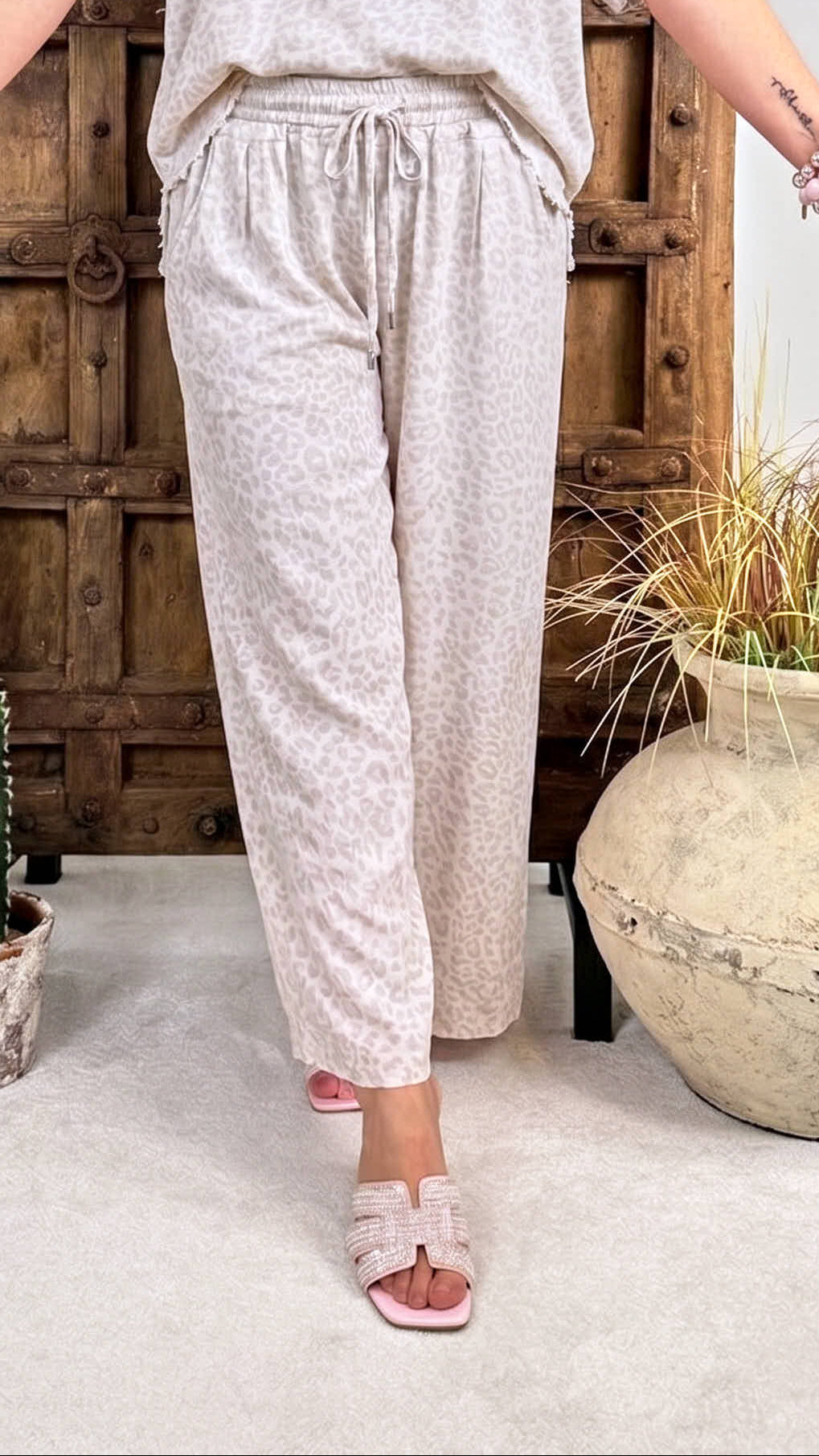 Leinen Hose Wild Comfort *Beige*