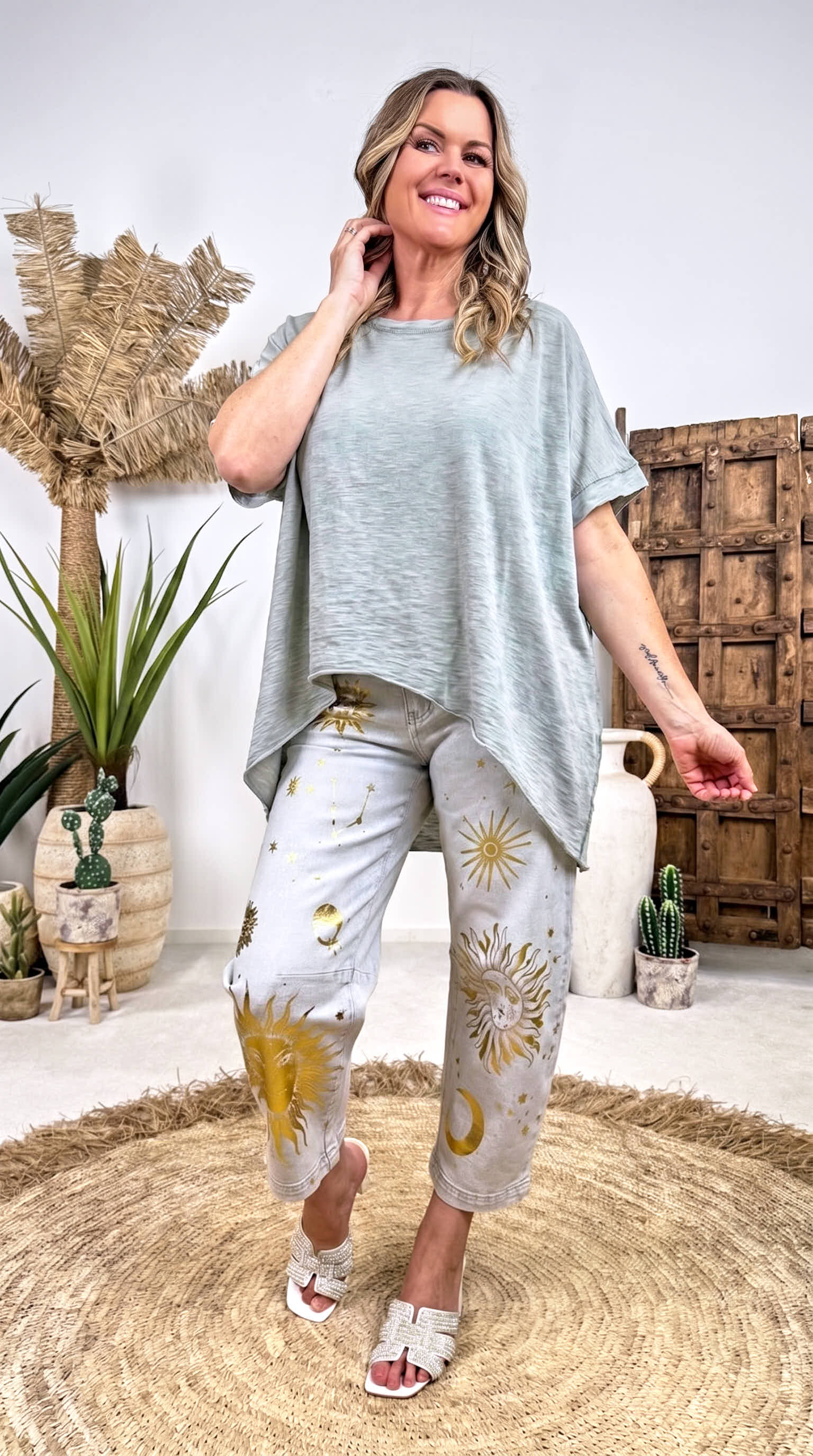 Oversized Shirt Soul Beauty *Khaki*