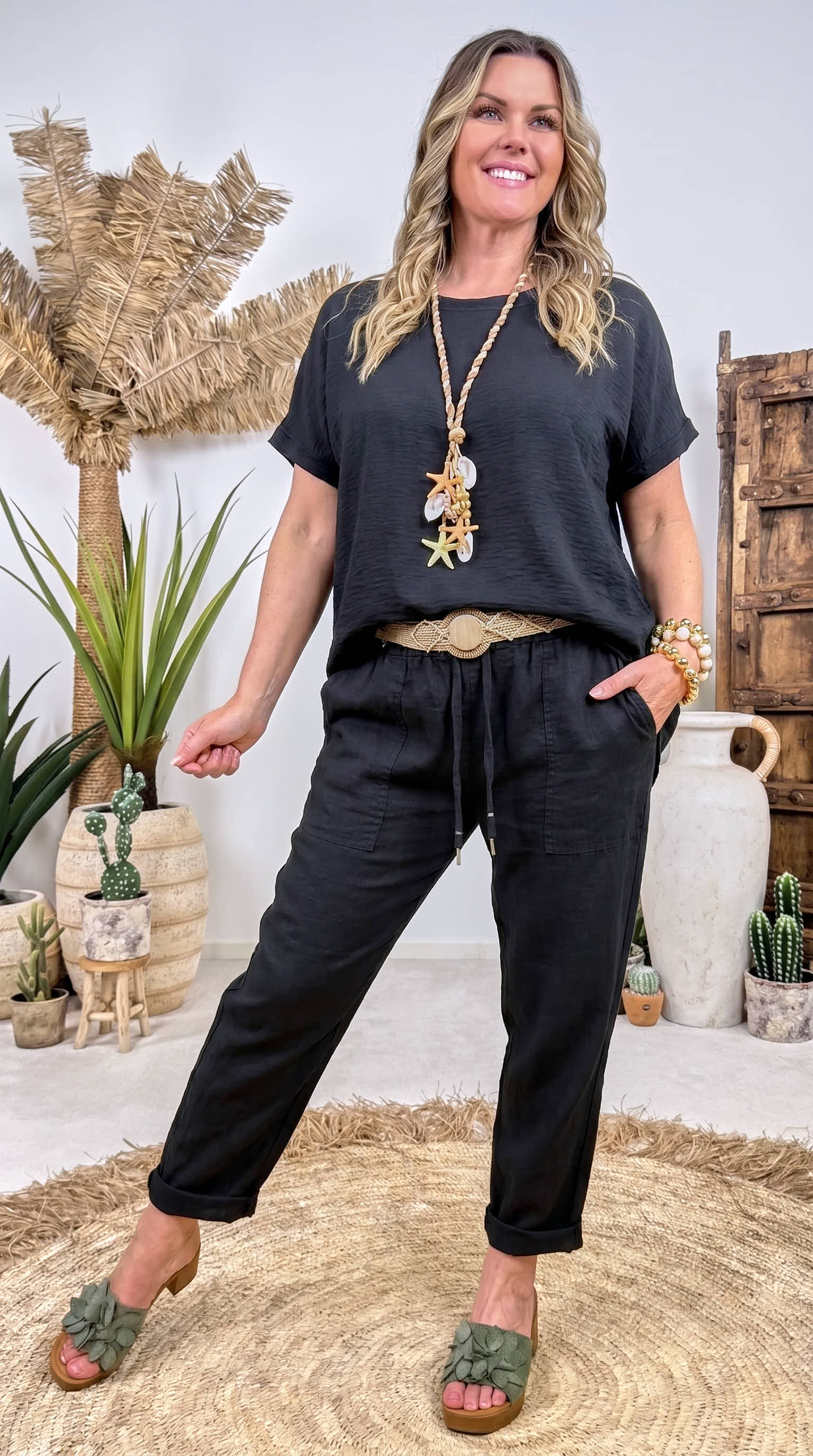 Oversized Shirt Soul Beauty *Schwarz* (lieferbar ab 8.5.26)