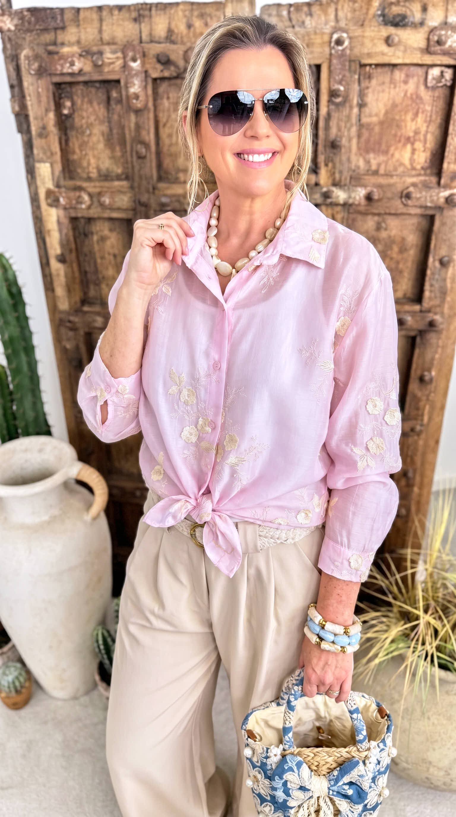 Bluse Soft Flower *Rosa*