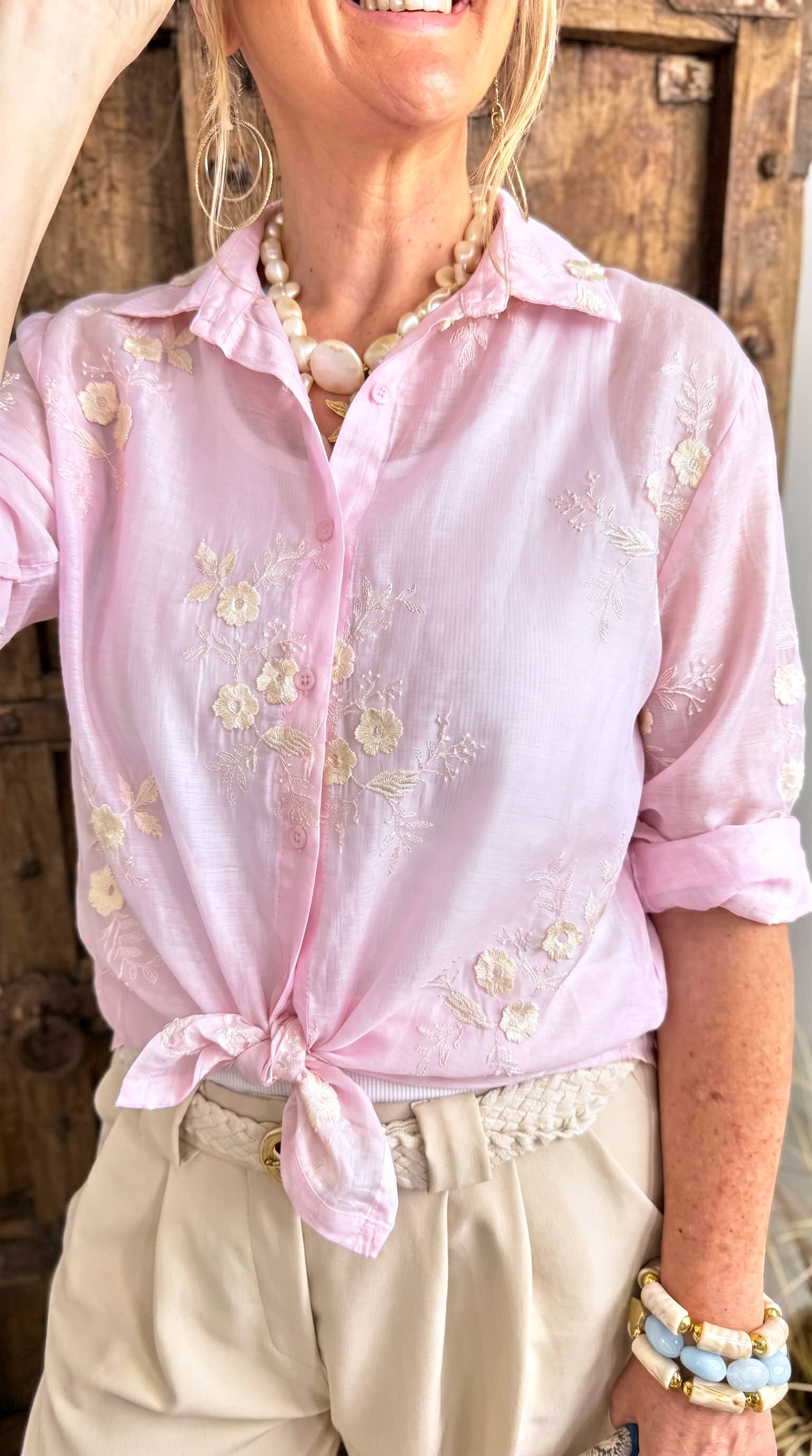 Bluse Soft Flower *Rosa*