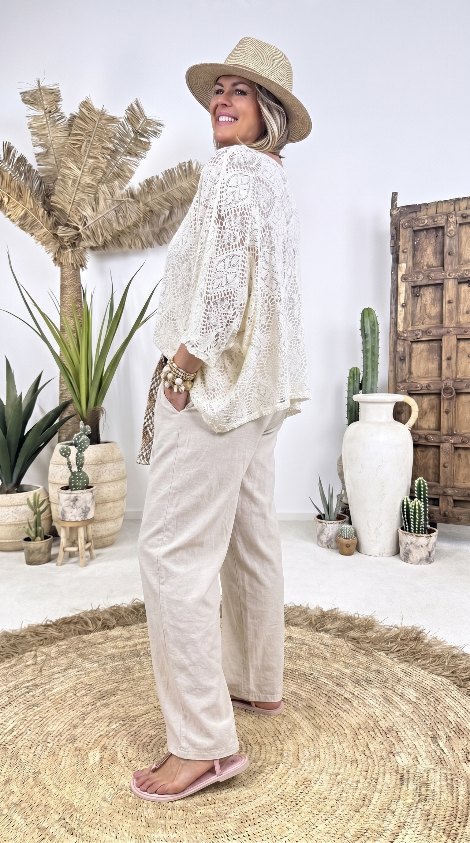 Hose Silky Class *Beige*