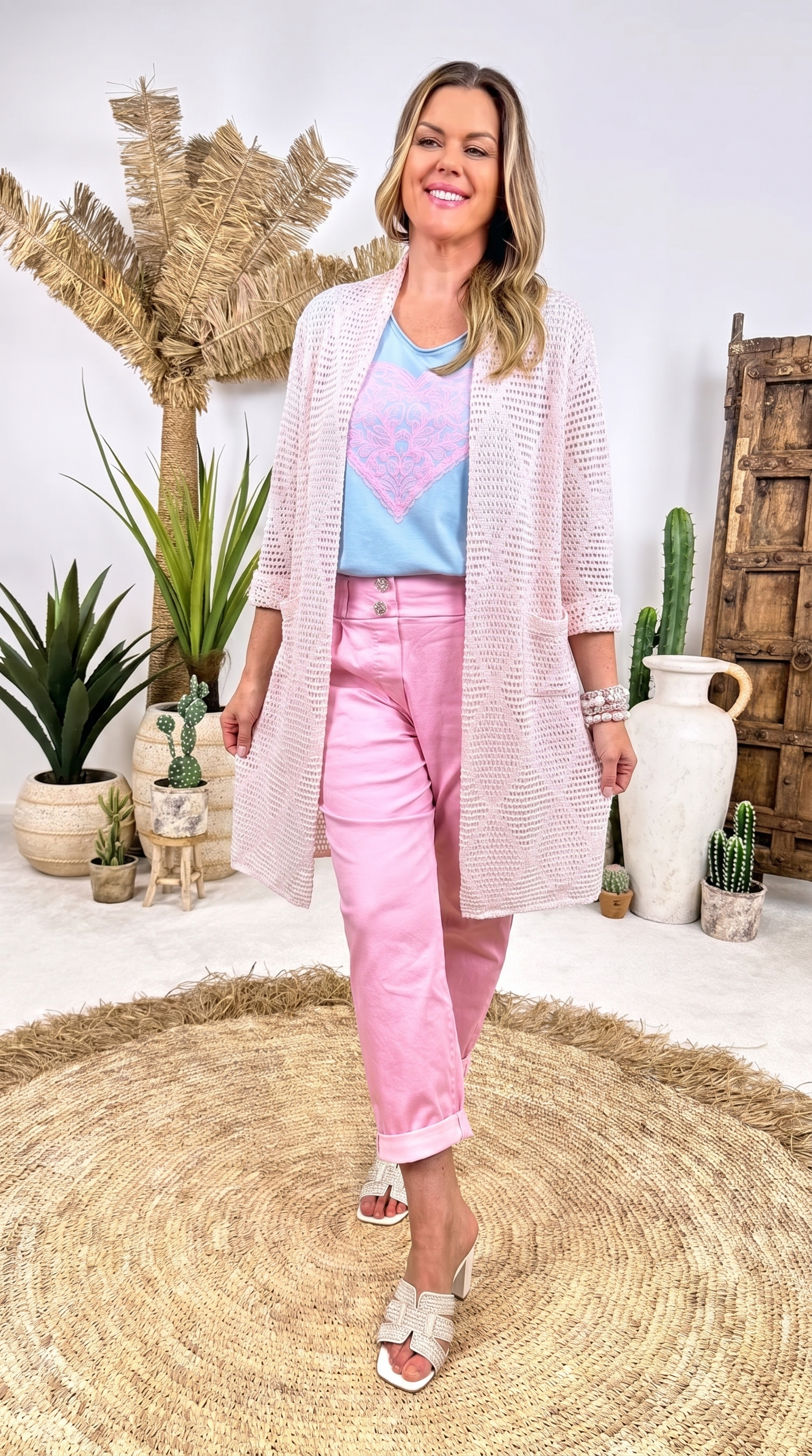 Cardigan Easy Layer *Rosa*