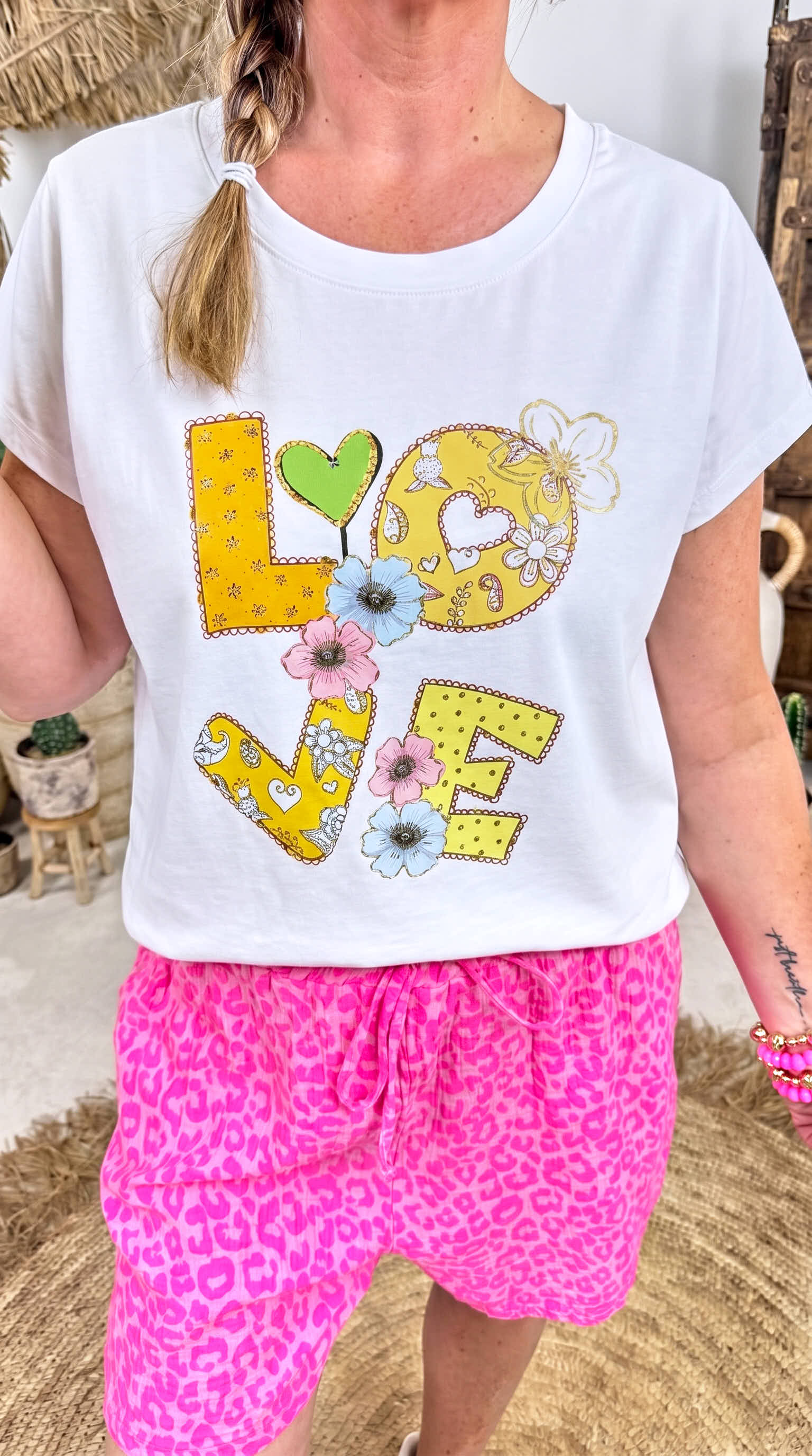 T-Shirt Flower Love