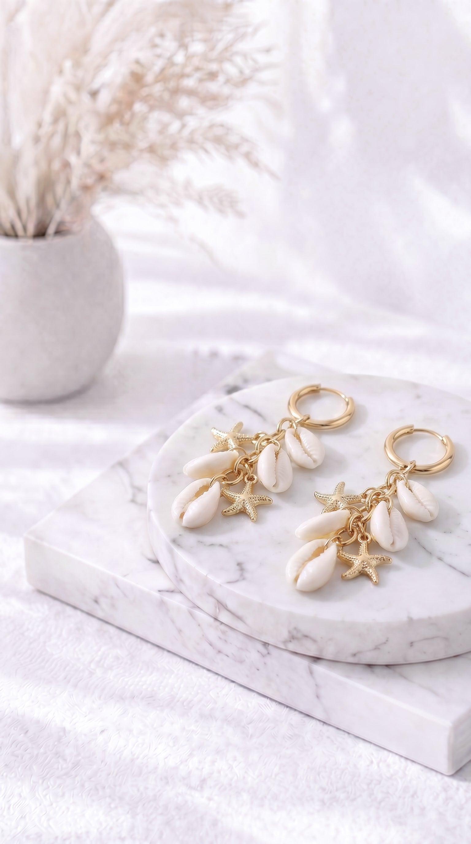 Ohrringe Color Shell *Beige*